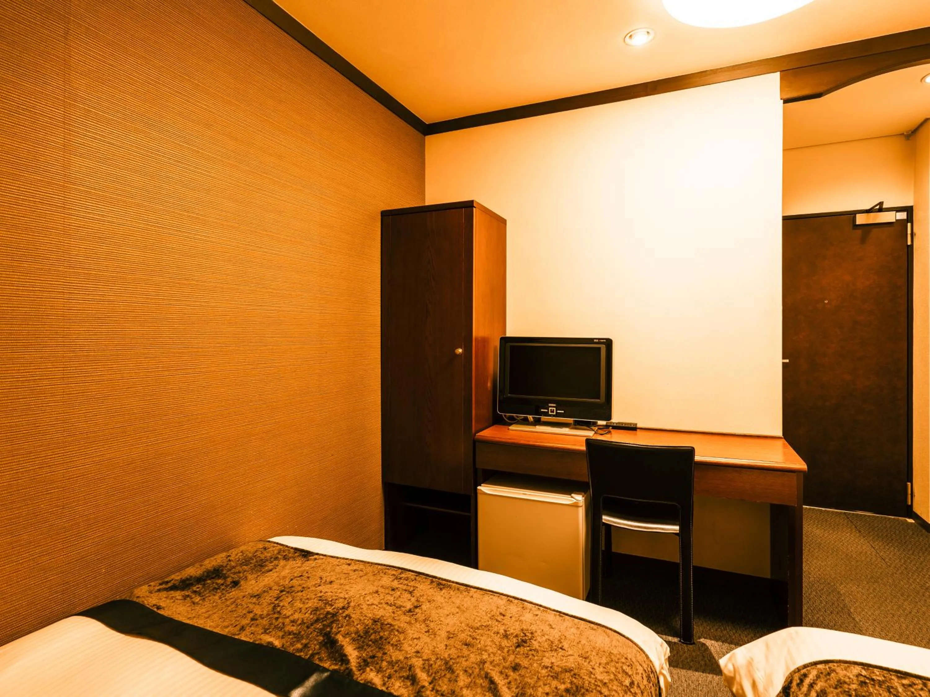 Photo of the whole room, Bed in Hotel AreaOne Takamatsu