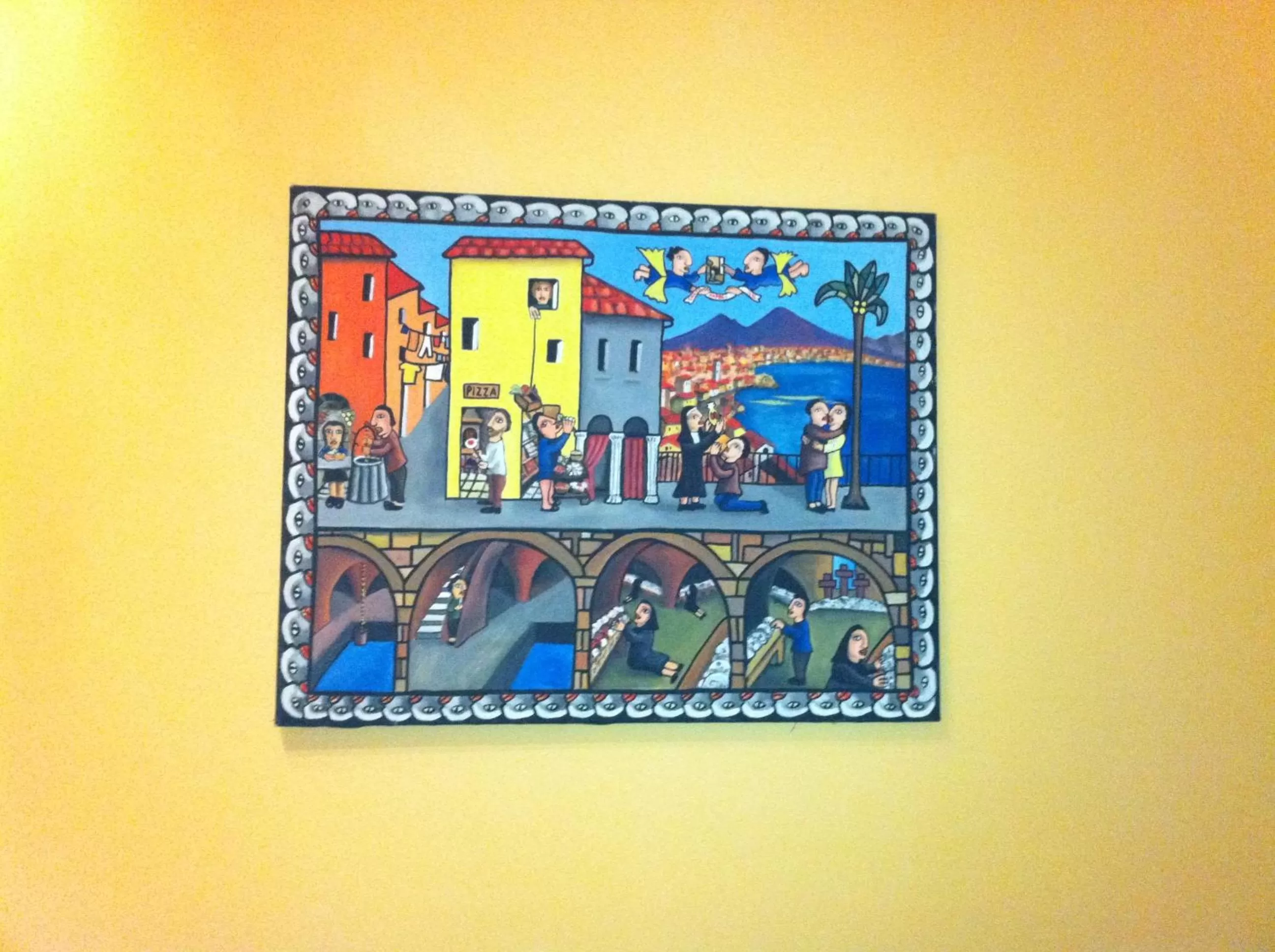 Decorative detail in B&B Sansevero Naples