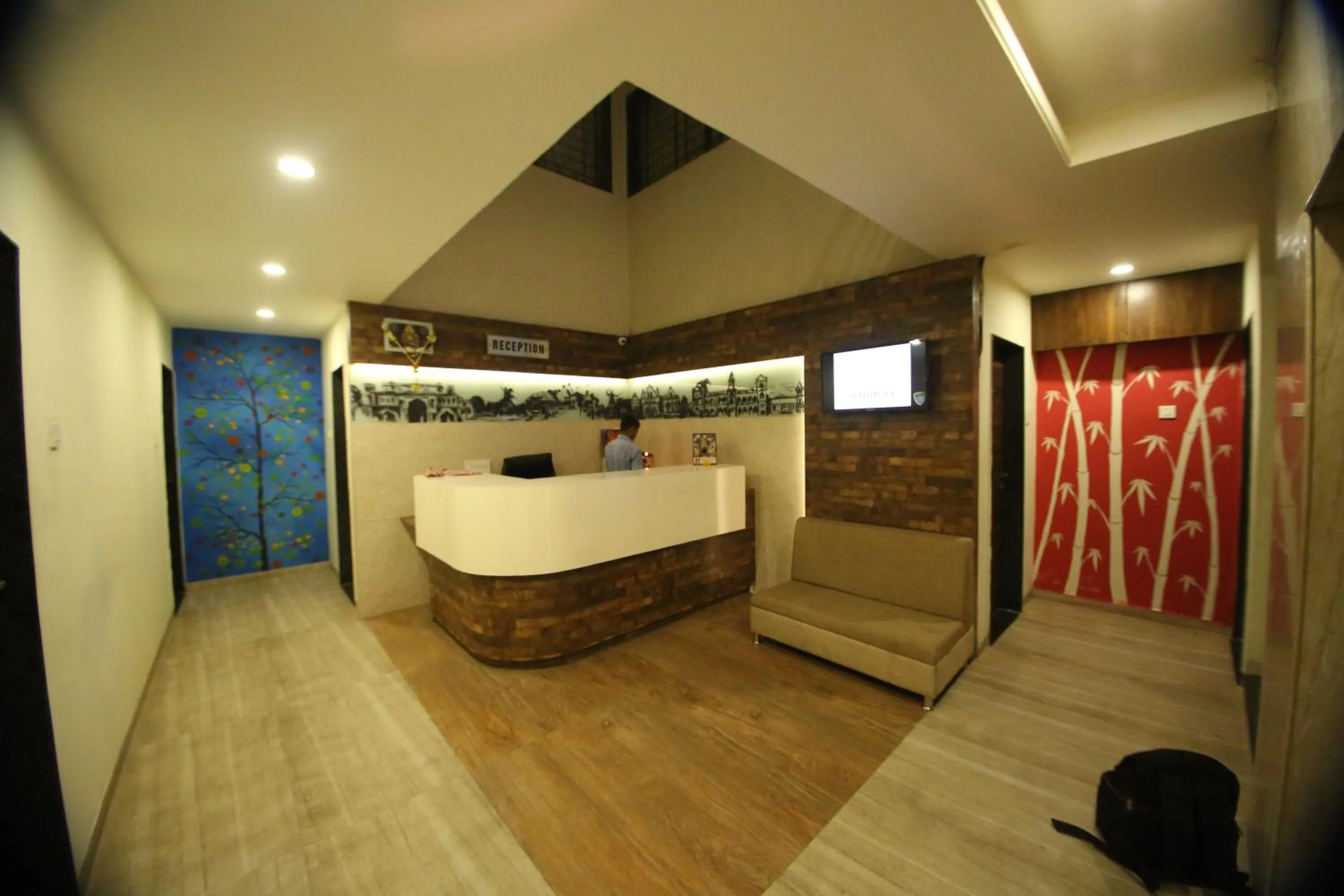 Lobby or reception in Hotel Madhuri Executive