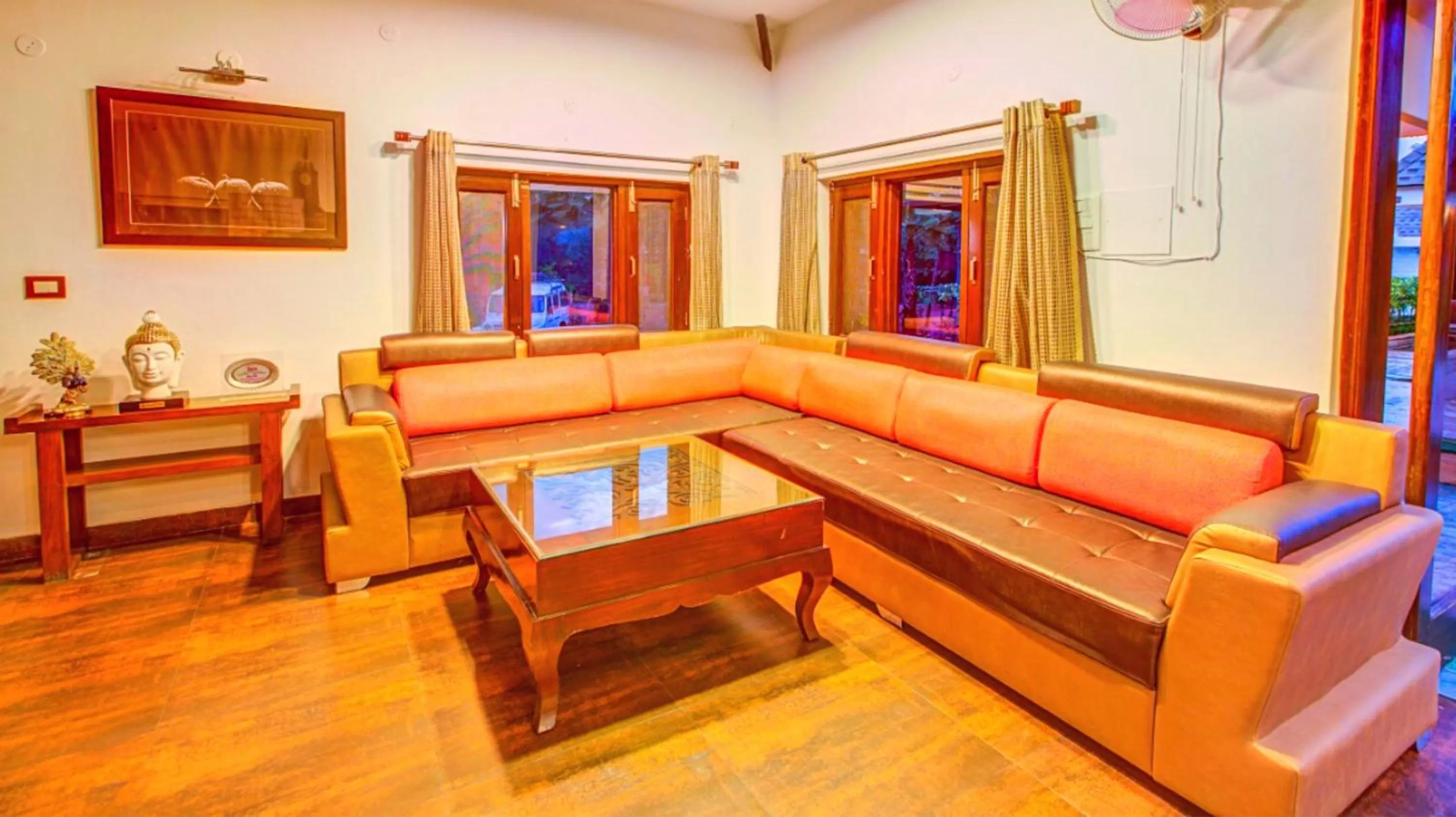 Seating area in Pyramid Home Divine - A Wellness Resort