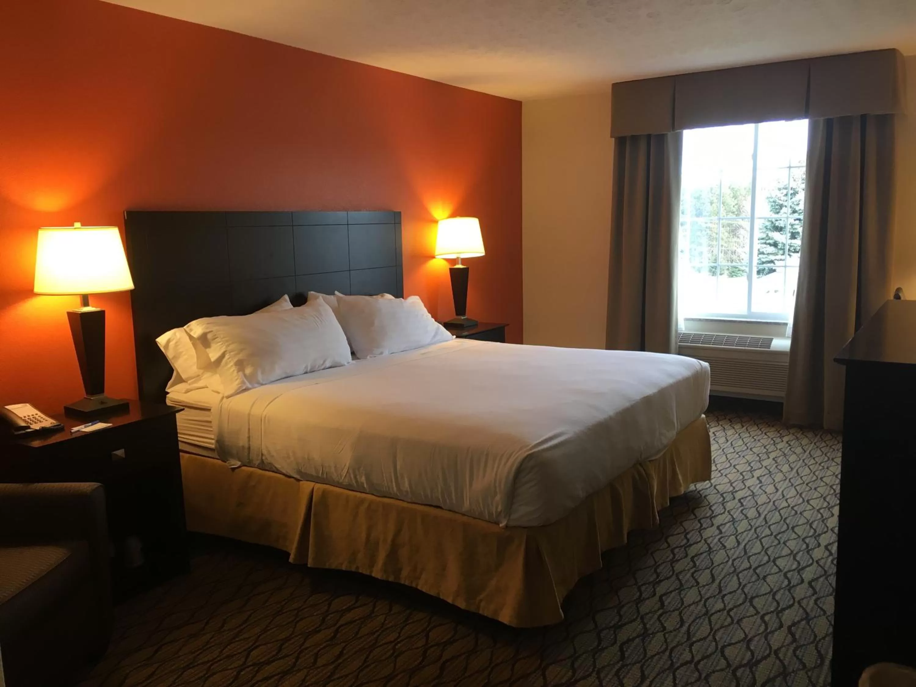 Bed in Holiday Inn Express Hotel & Suites Cadillac by IHG