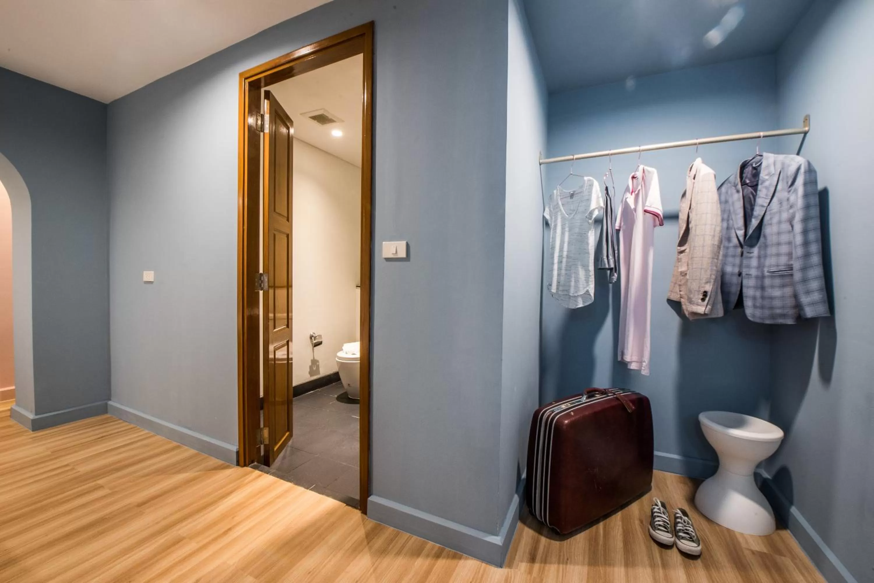 Toilet in Nimit Boutique Hotel