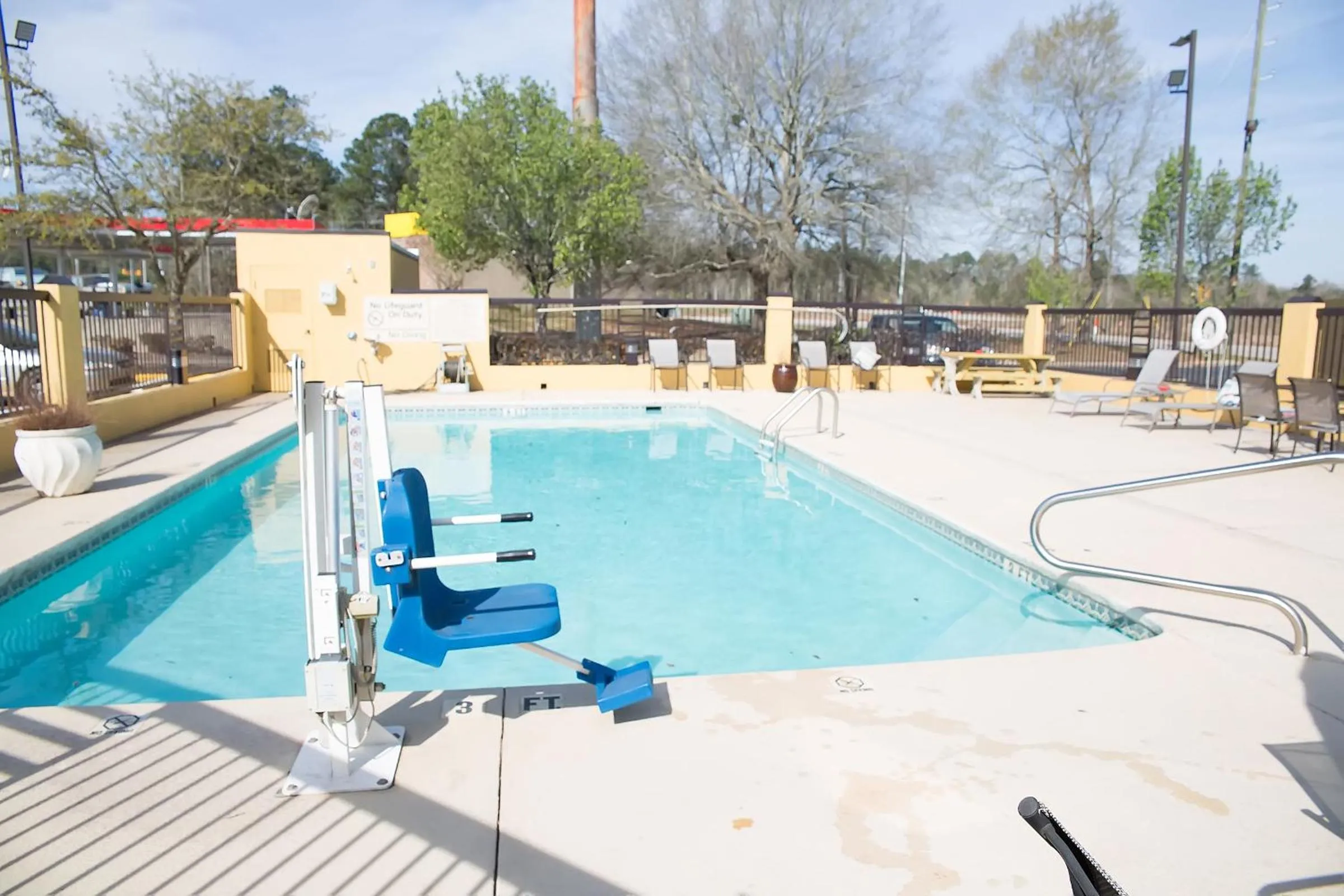 Pool view in Baymont by Wyndham Saraland