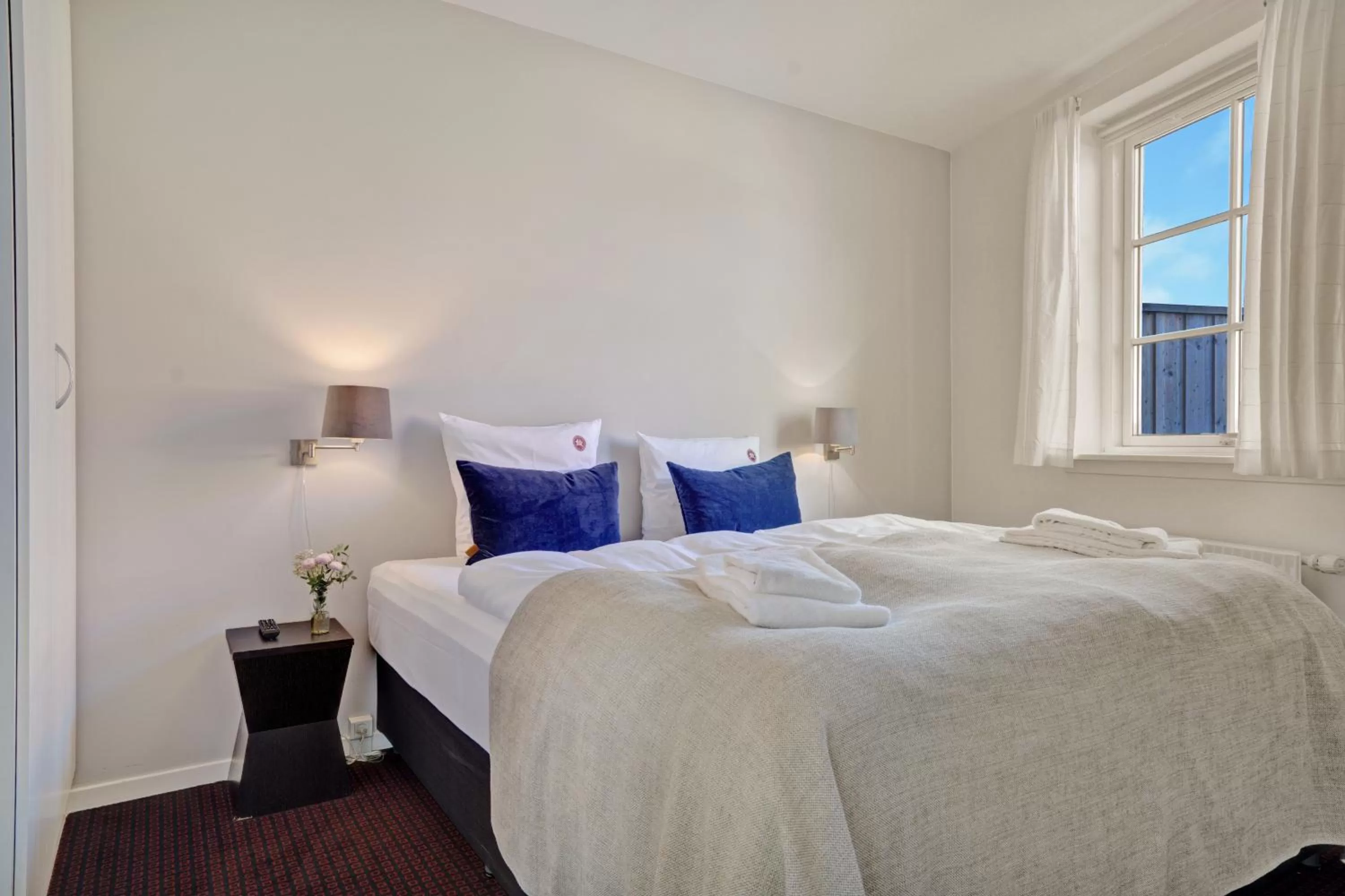 Bed in Skagen Harbour Hotel