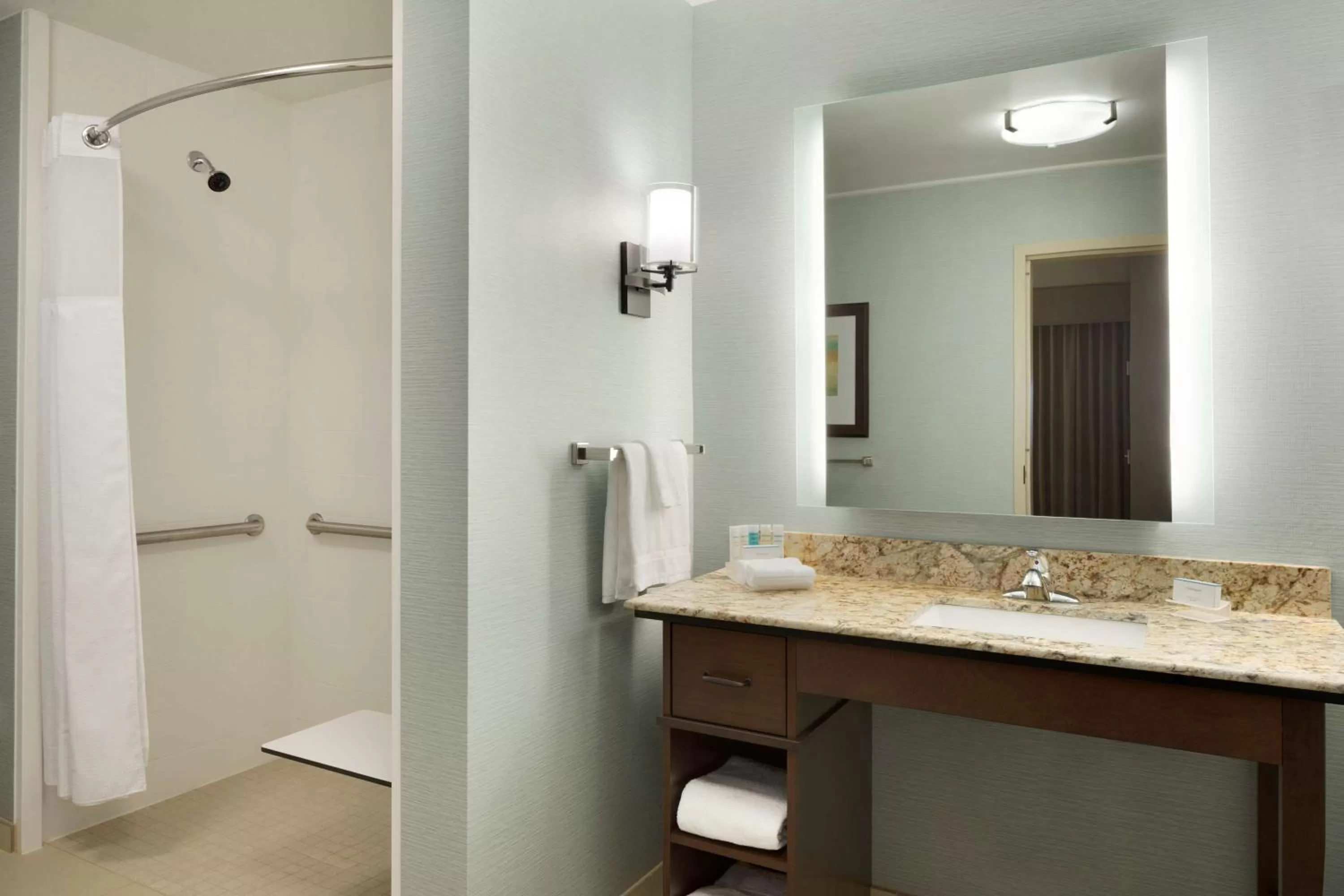 Toilet in Homewood Suites by Hilton Kalamazoo-Portage