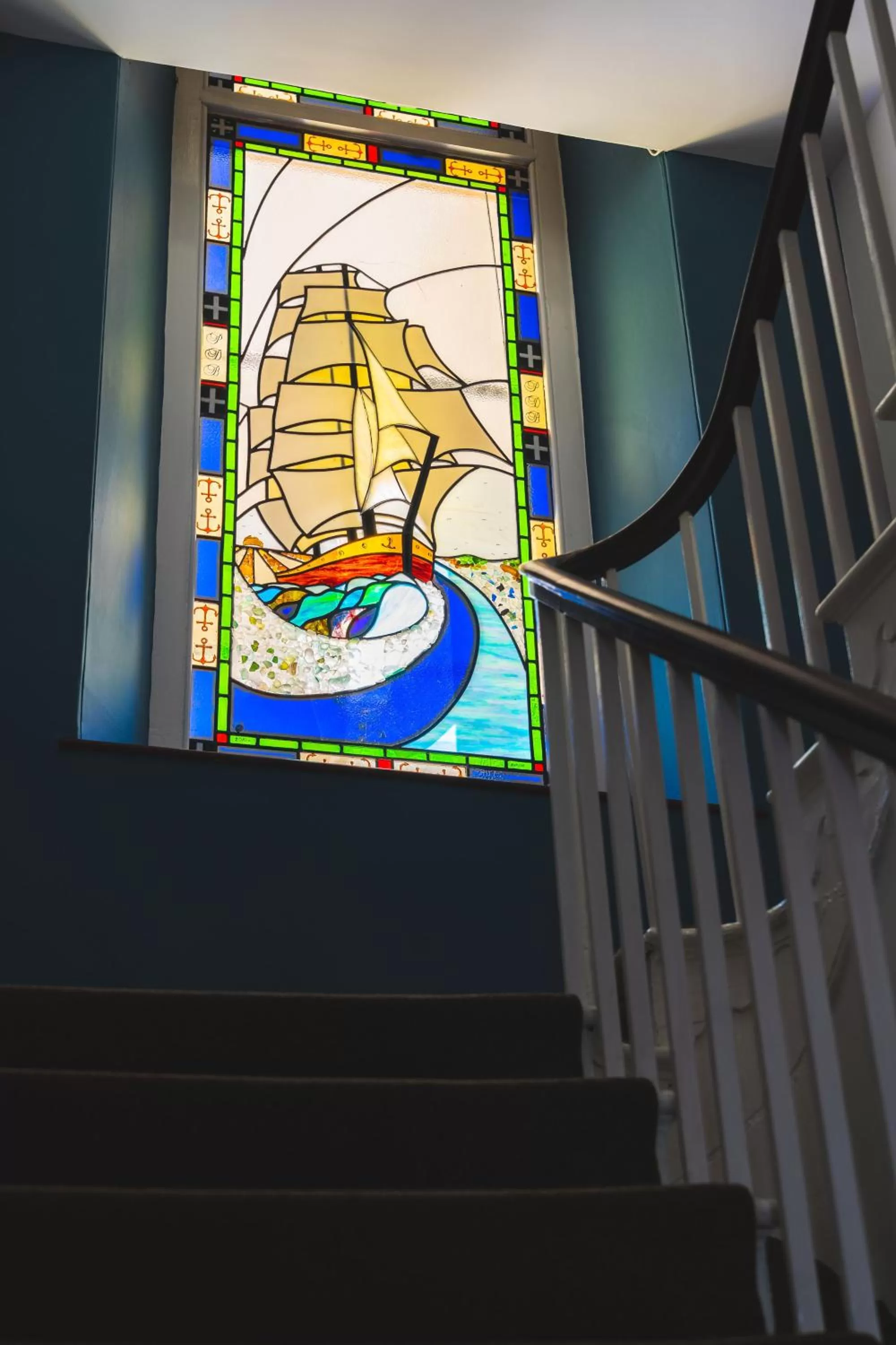 Decorative detail in Portbyhan Hotel