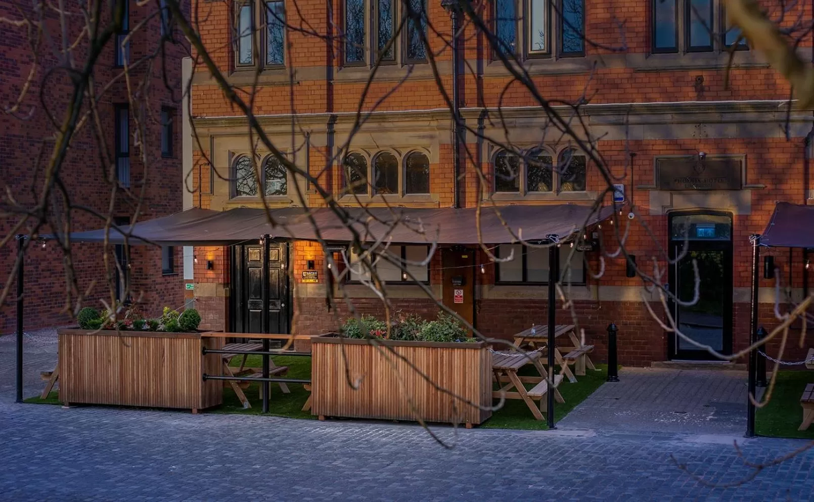 Property building in Phoenix Hotel Liverpool