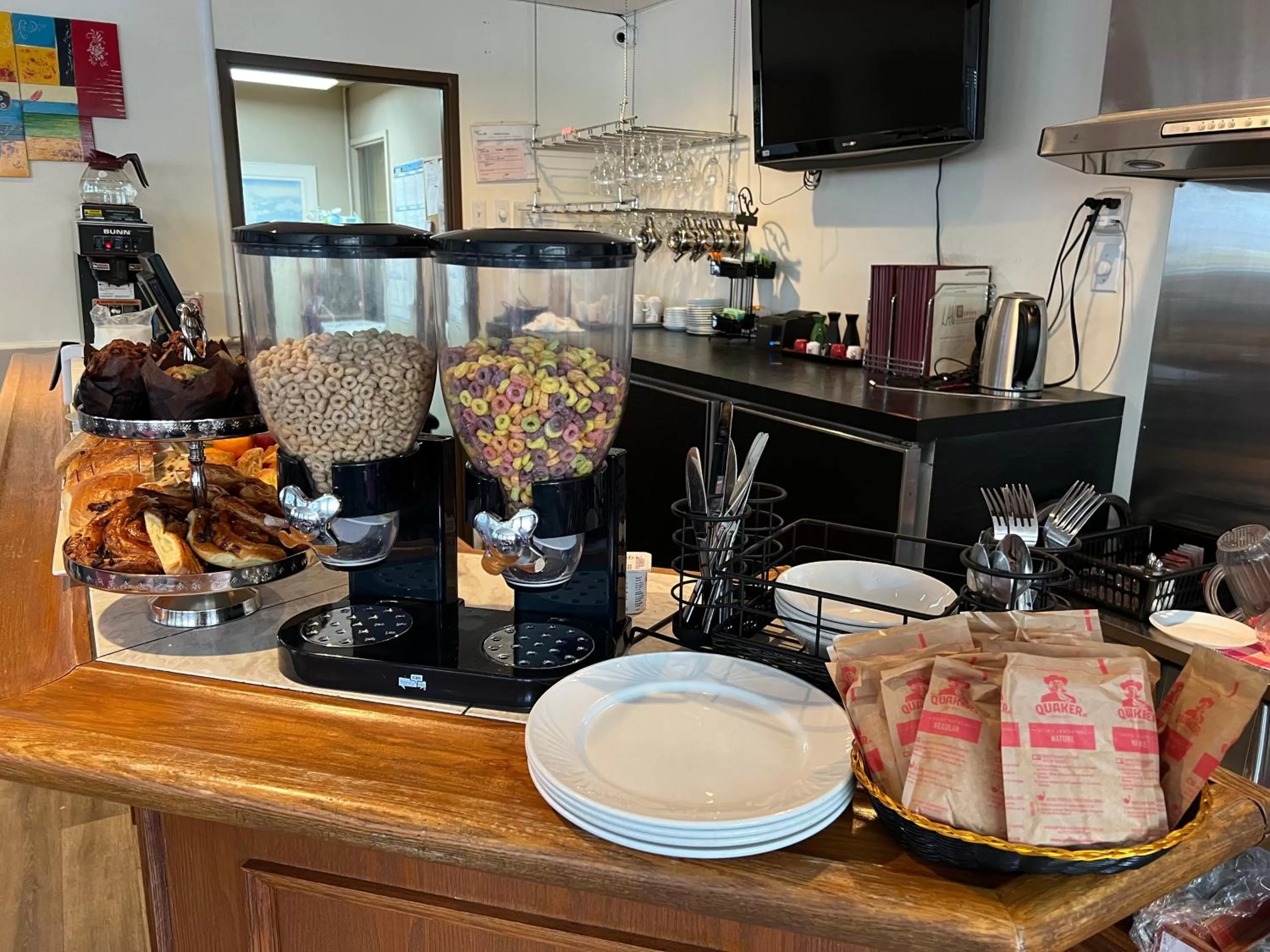 Breakfast in Auberge du Grand Lac