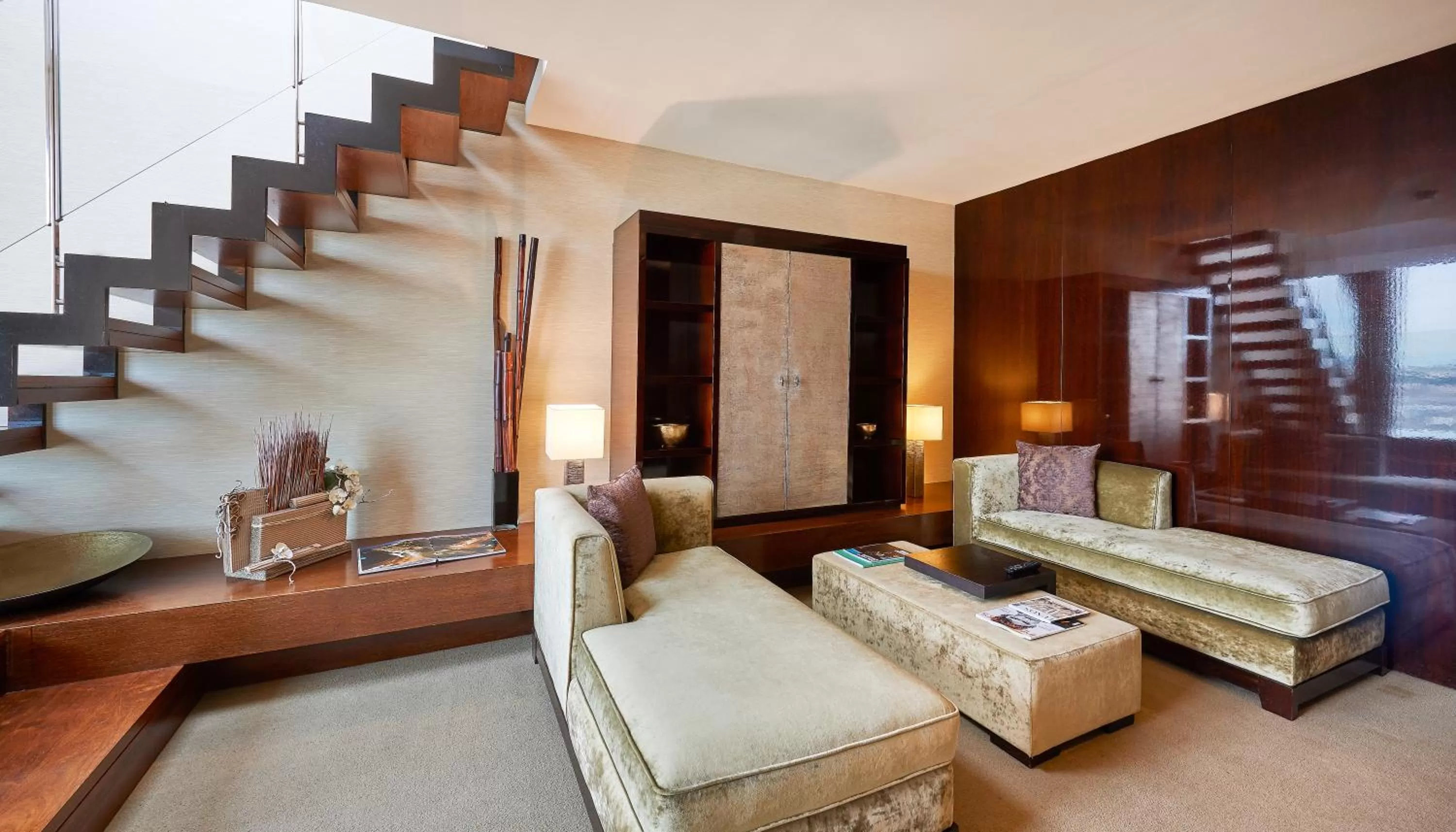 Living room in Hyatt Regency Barcelona Tower