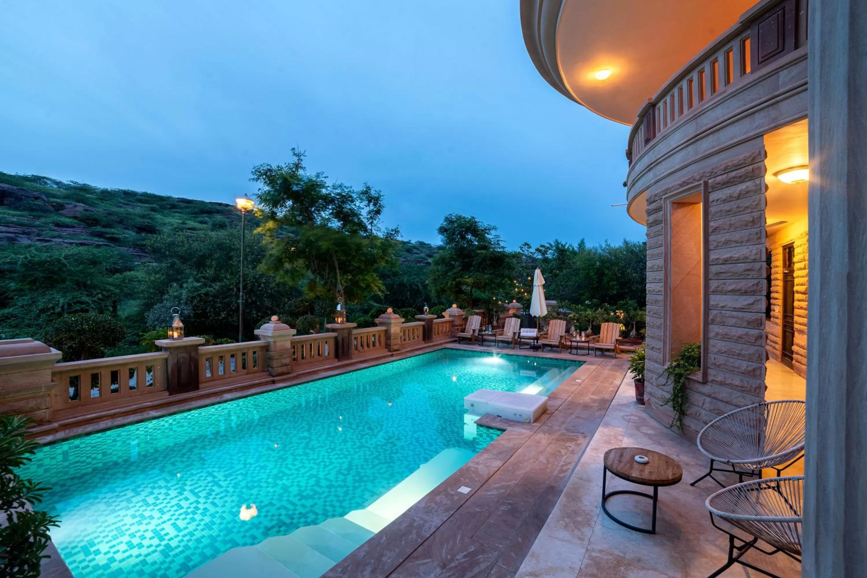 Swimming pool in The Almond Tree