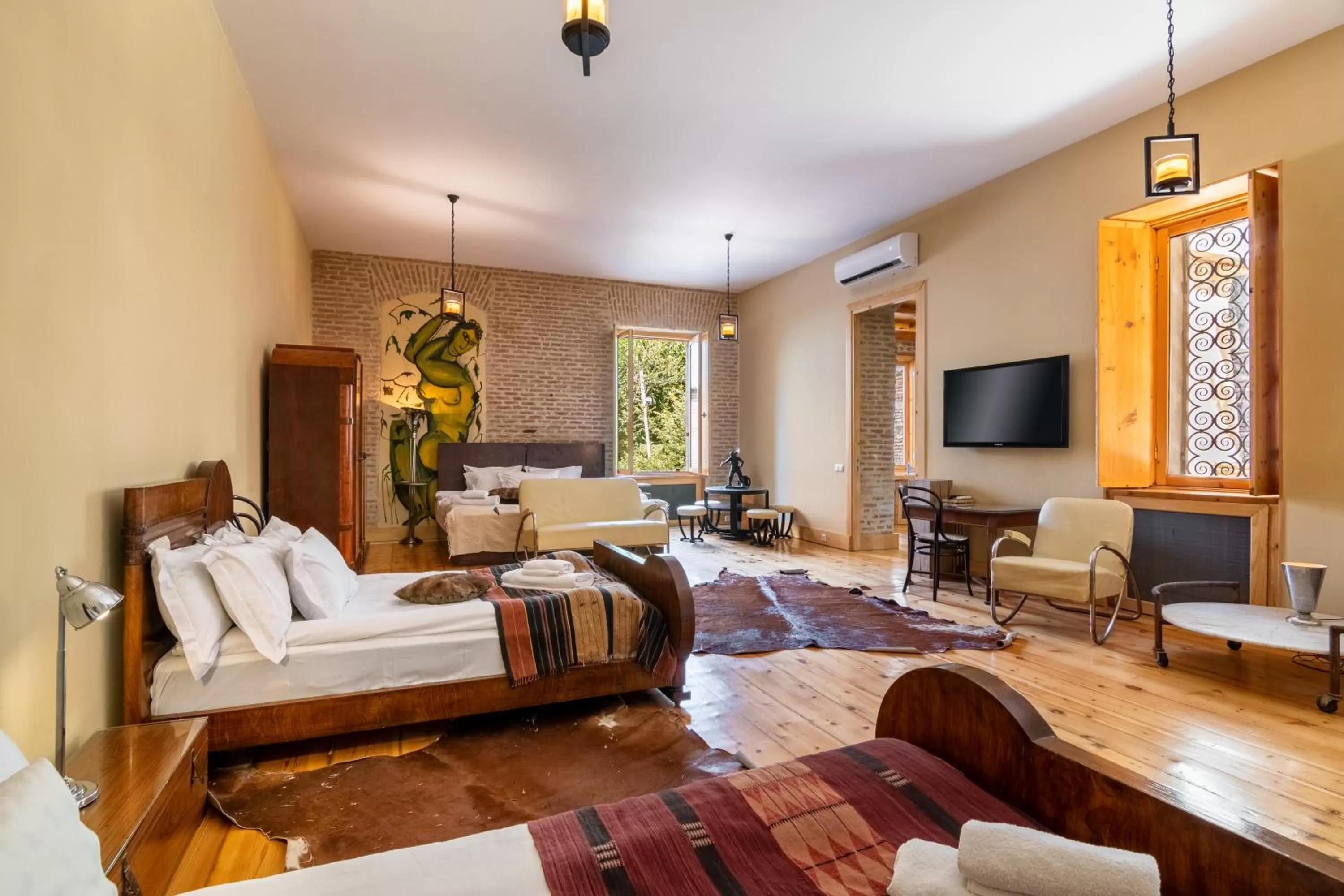 Bed in Castle in Old Town