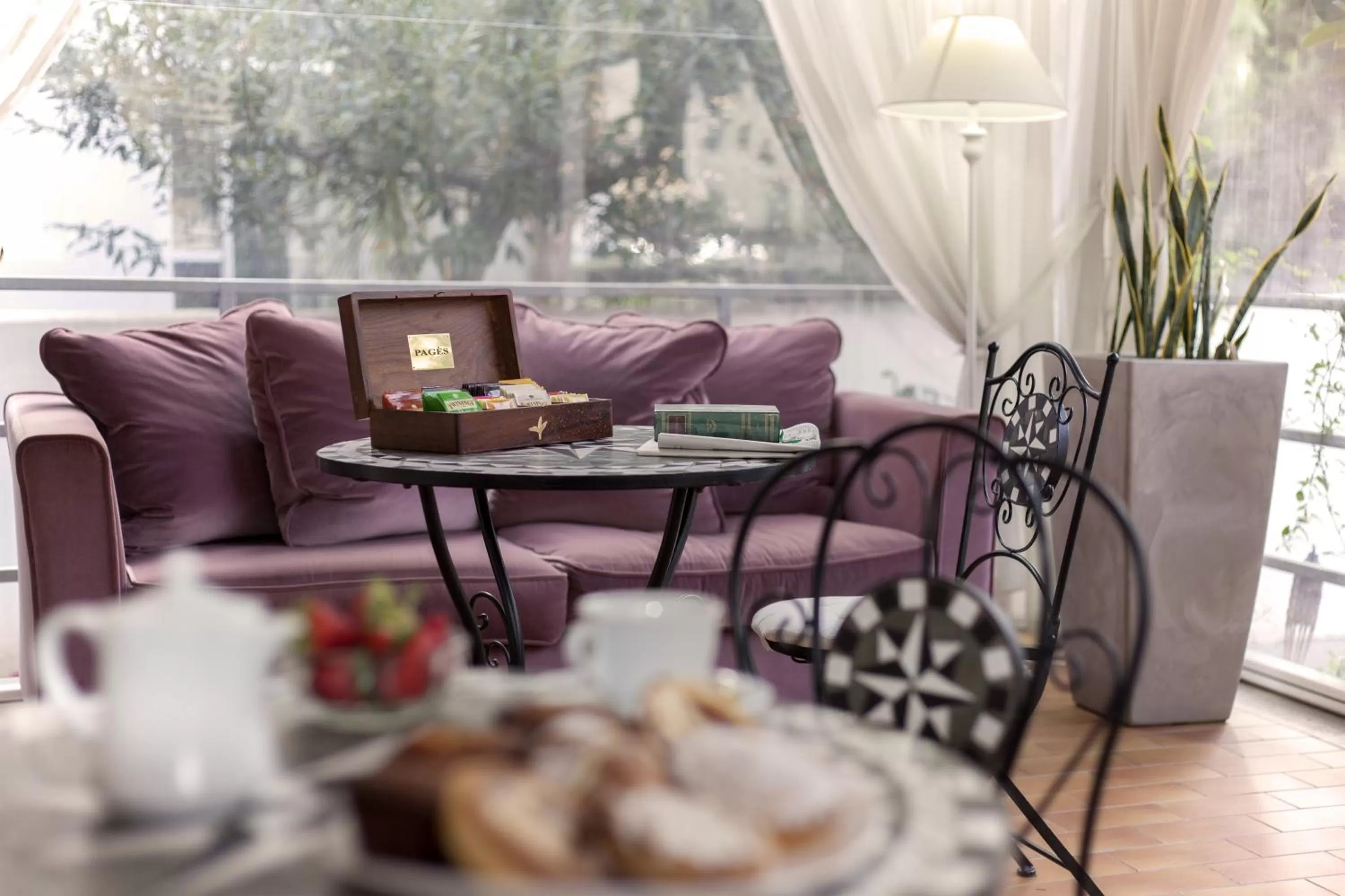 Food and drinks in Villa Pirandello