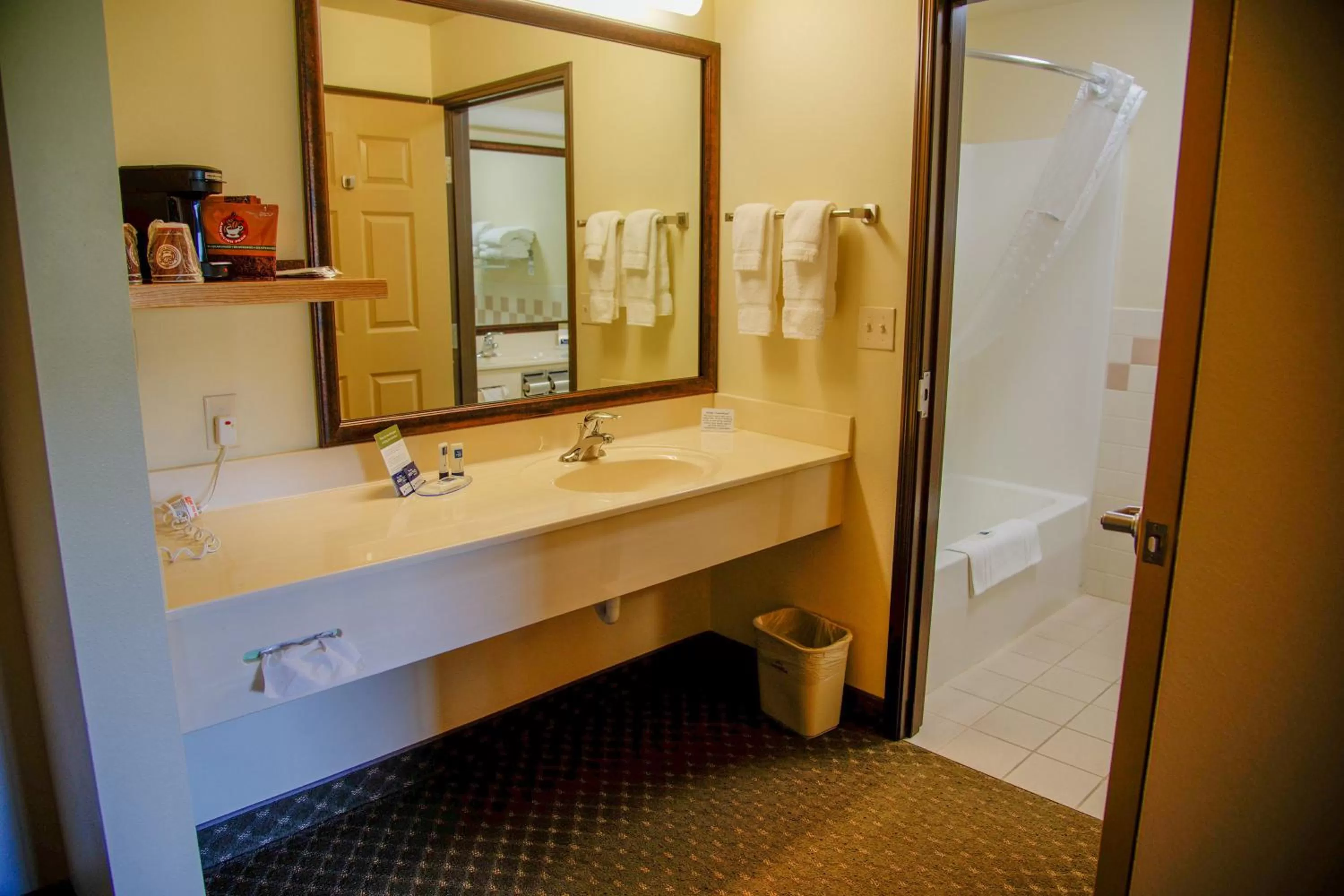 Bathroom in AmericInn by Wyndham Havre