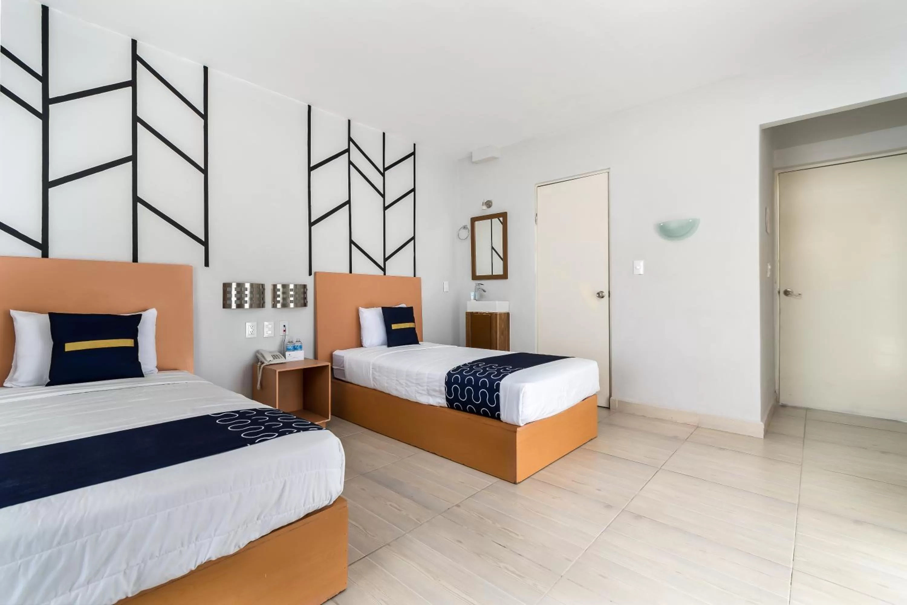 Bed in Hotel Plaza Regina Torreon