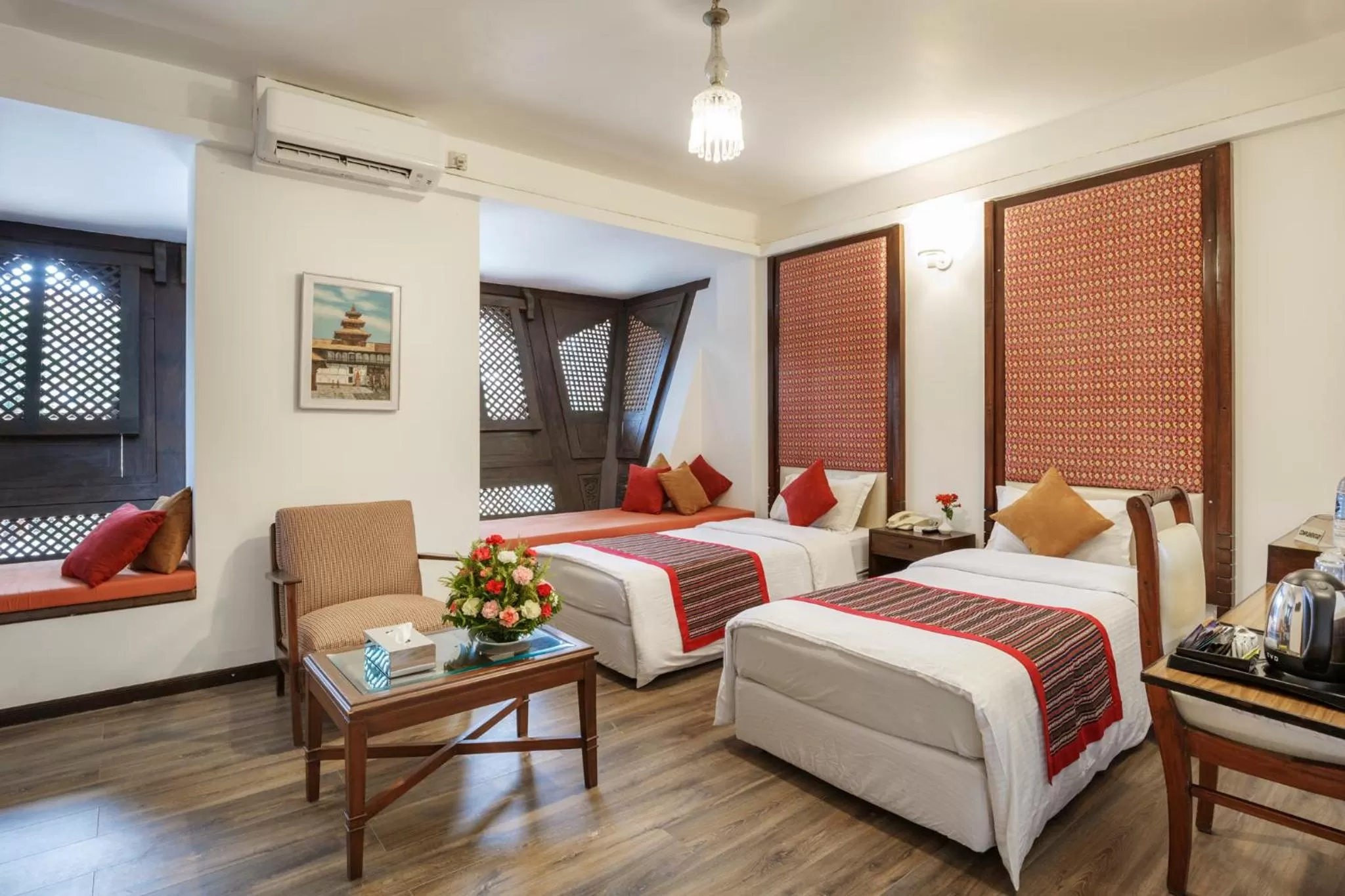 Photo of the whole room, Bed in Hotel Manaslu