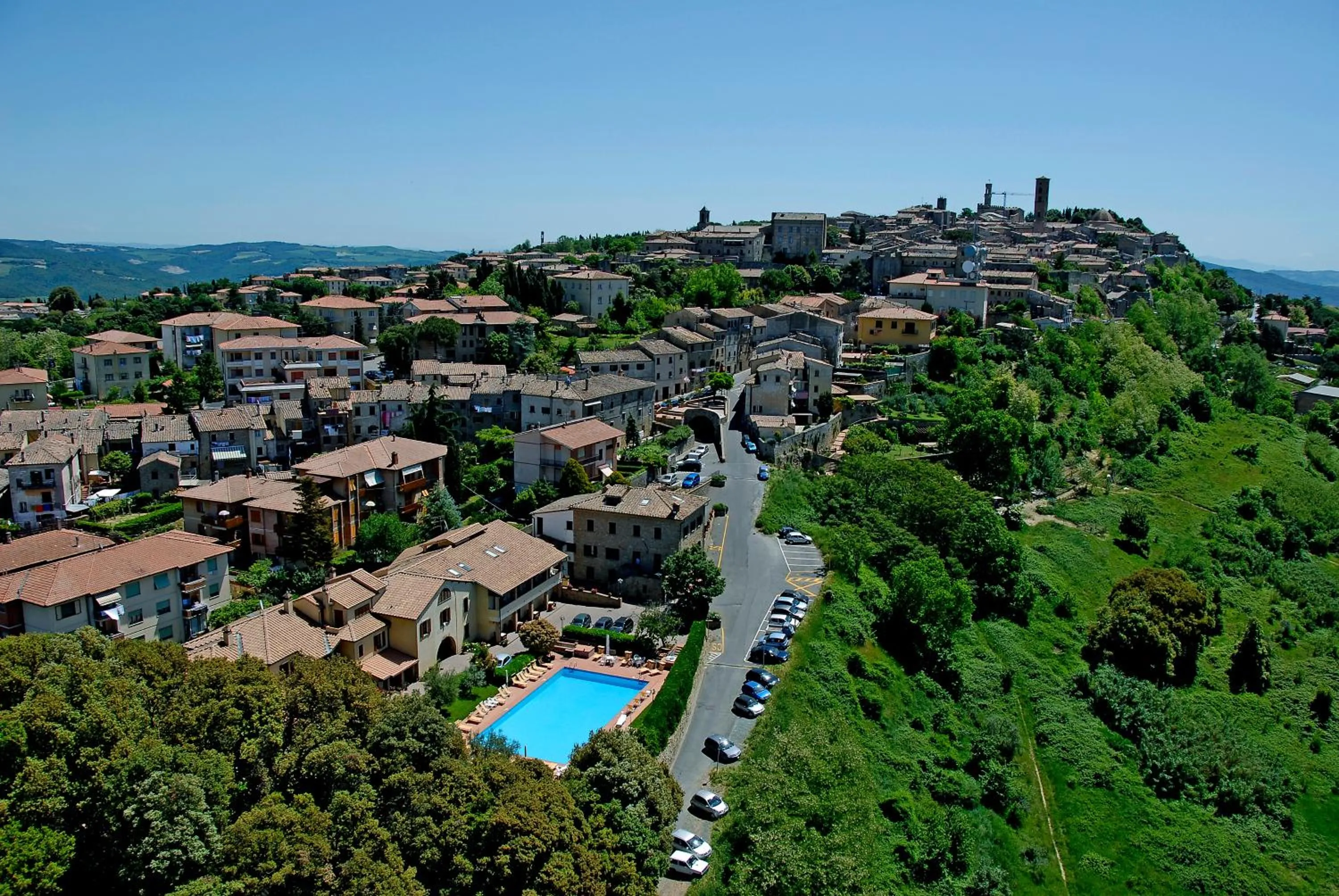 Bird's eye view in Villa Nencini