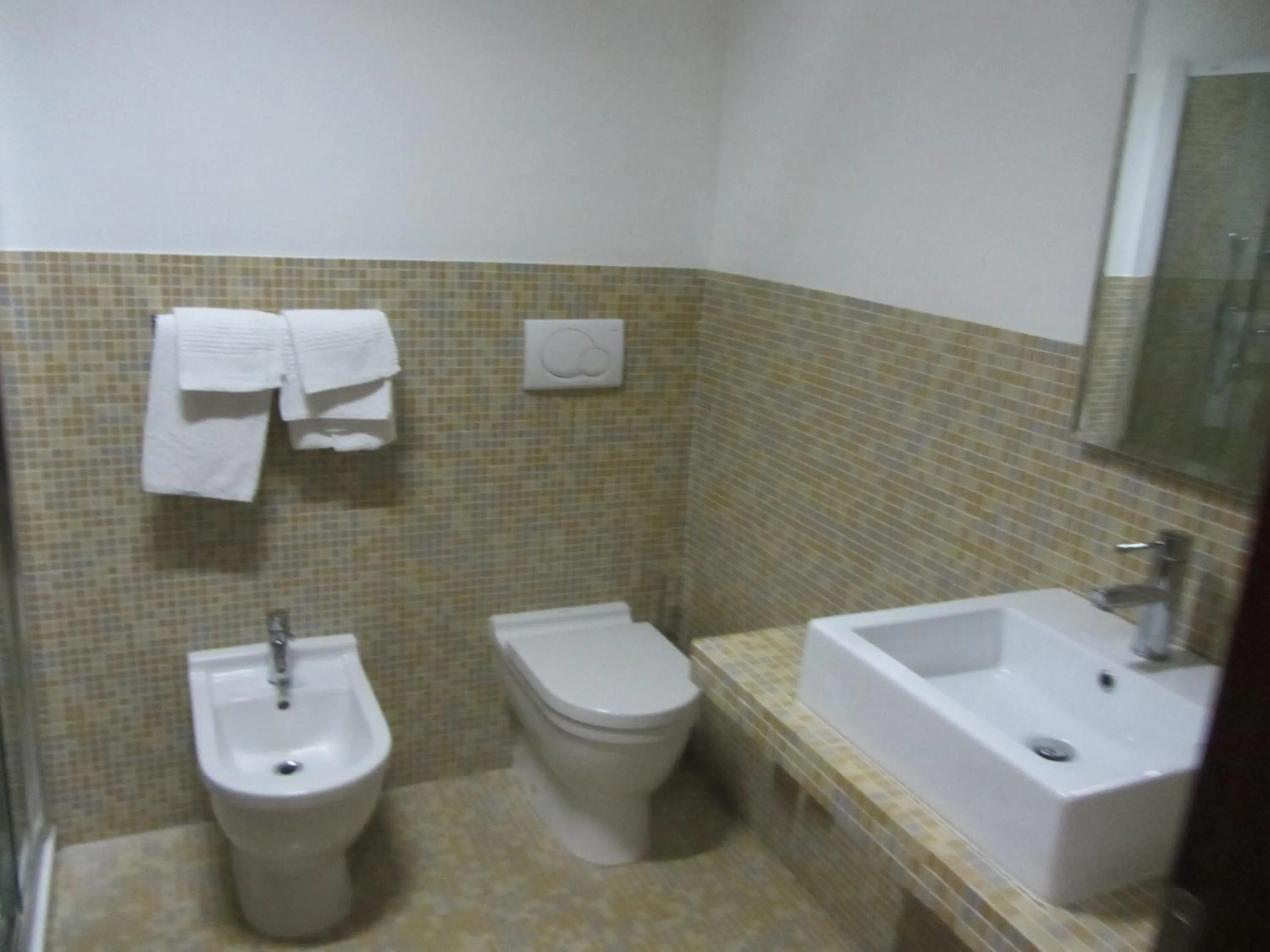 Bathroom in Hotel Leonardo Da Vinci