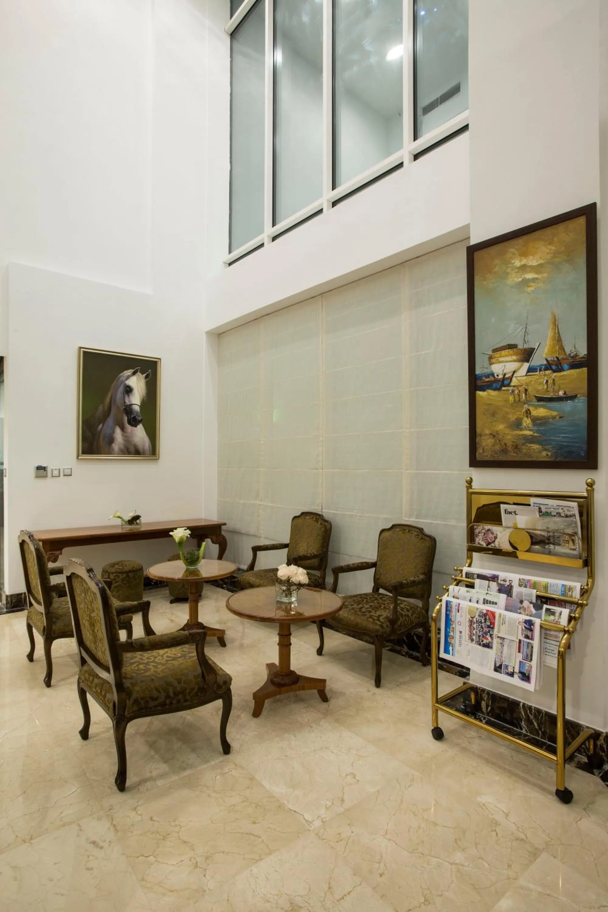Lobby or reception in The Town Hotel Doha