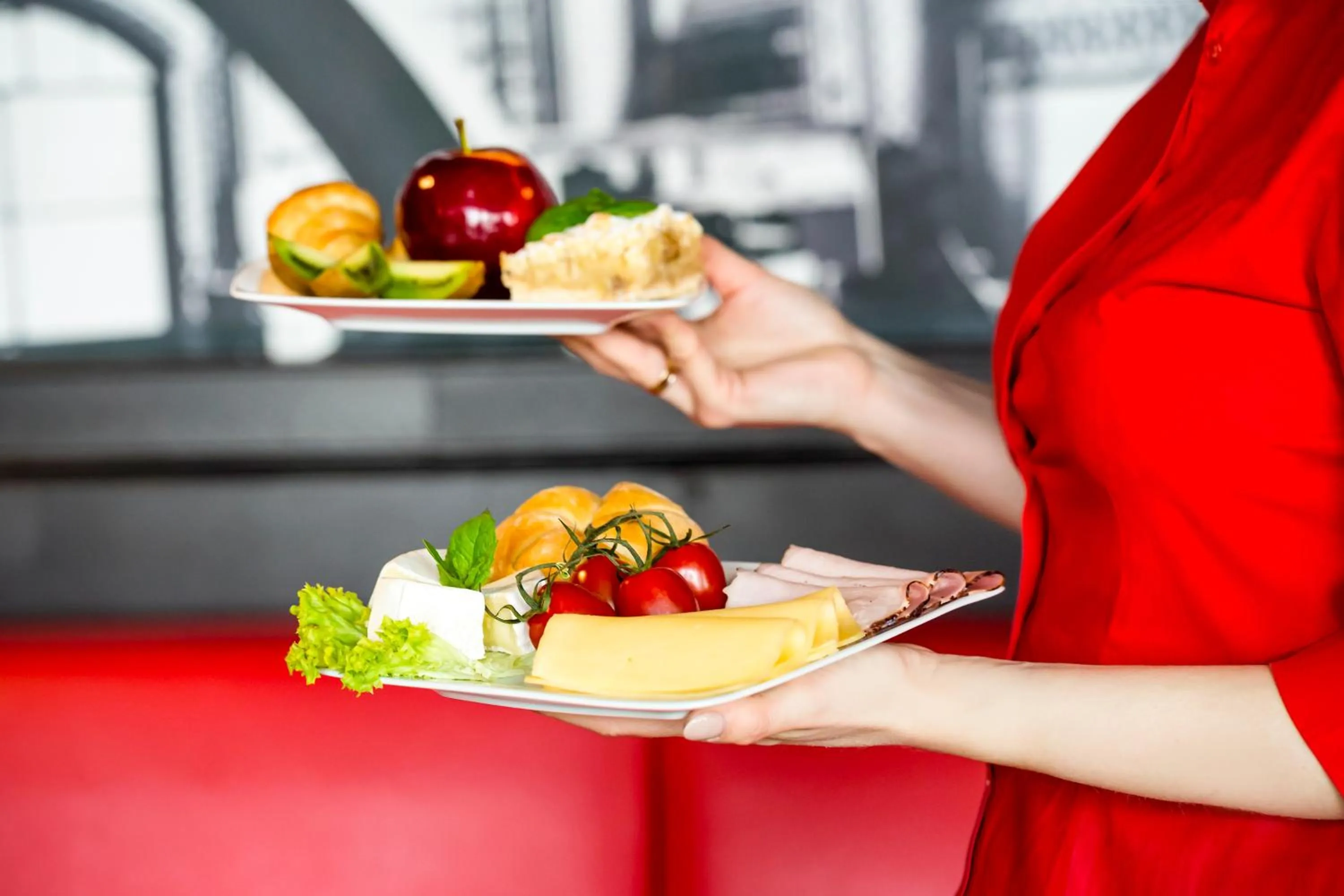 Buffet breakfast in Ibis Barcelona Meridiana