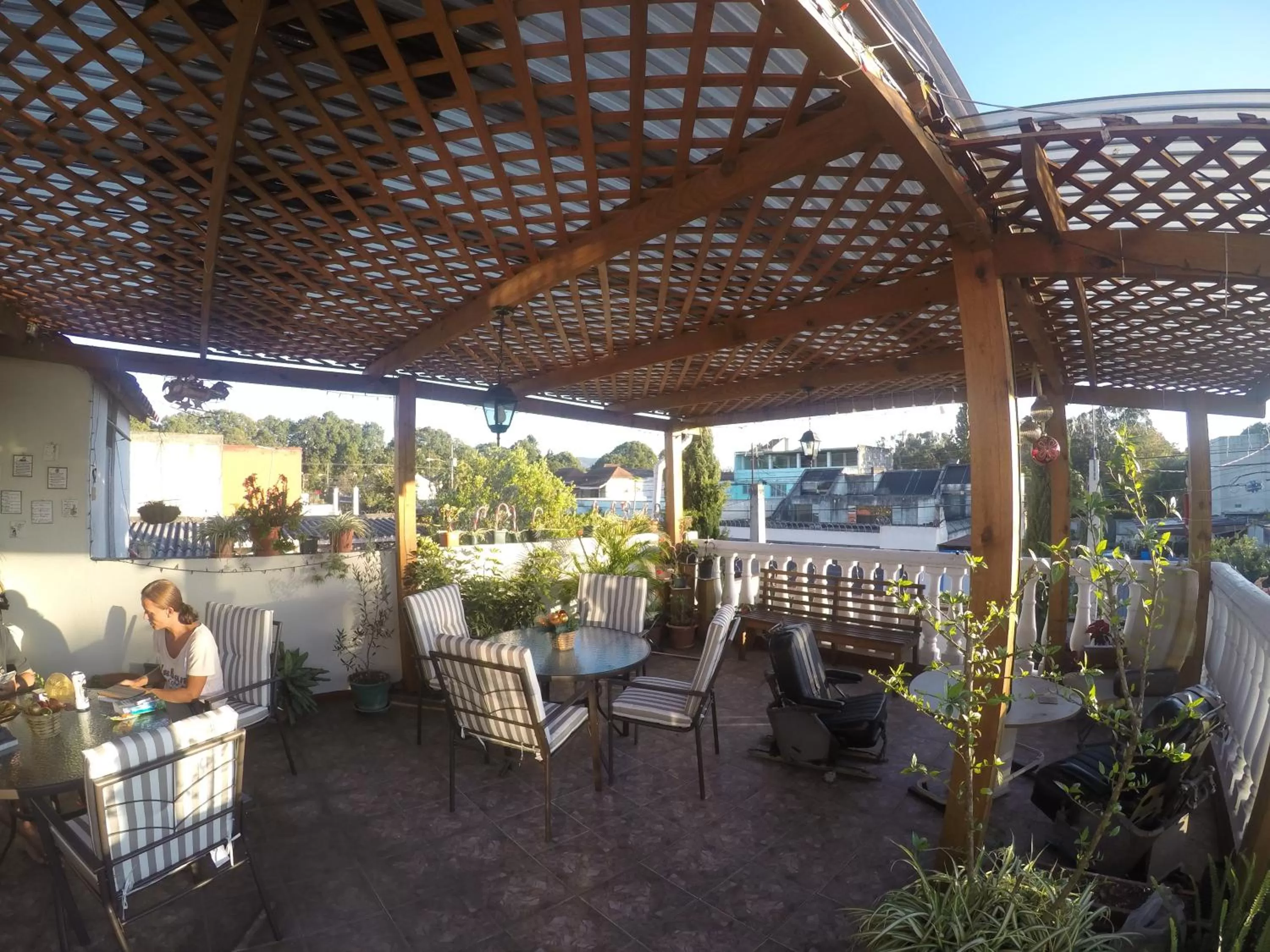 Patio in Mariana's Petit Hotel