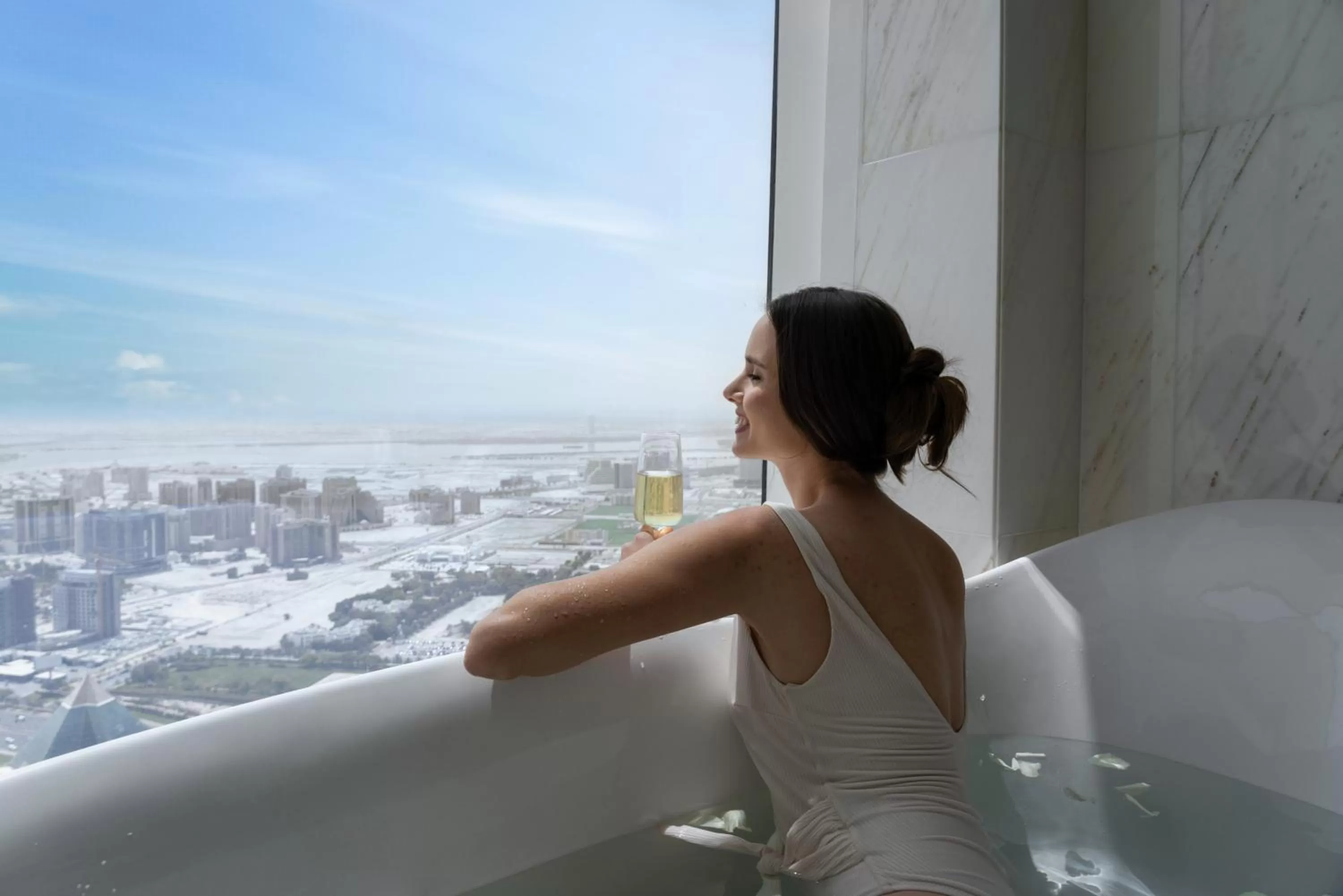 Bathroom in Sofitel Dubai The Obelisk