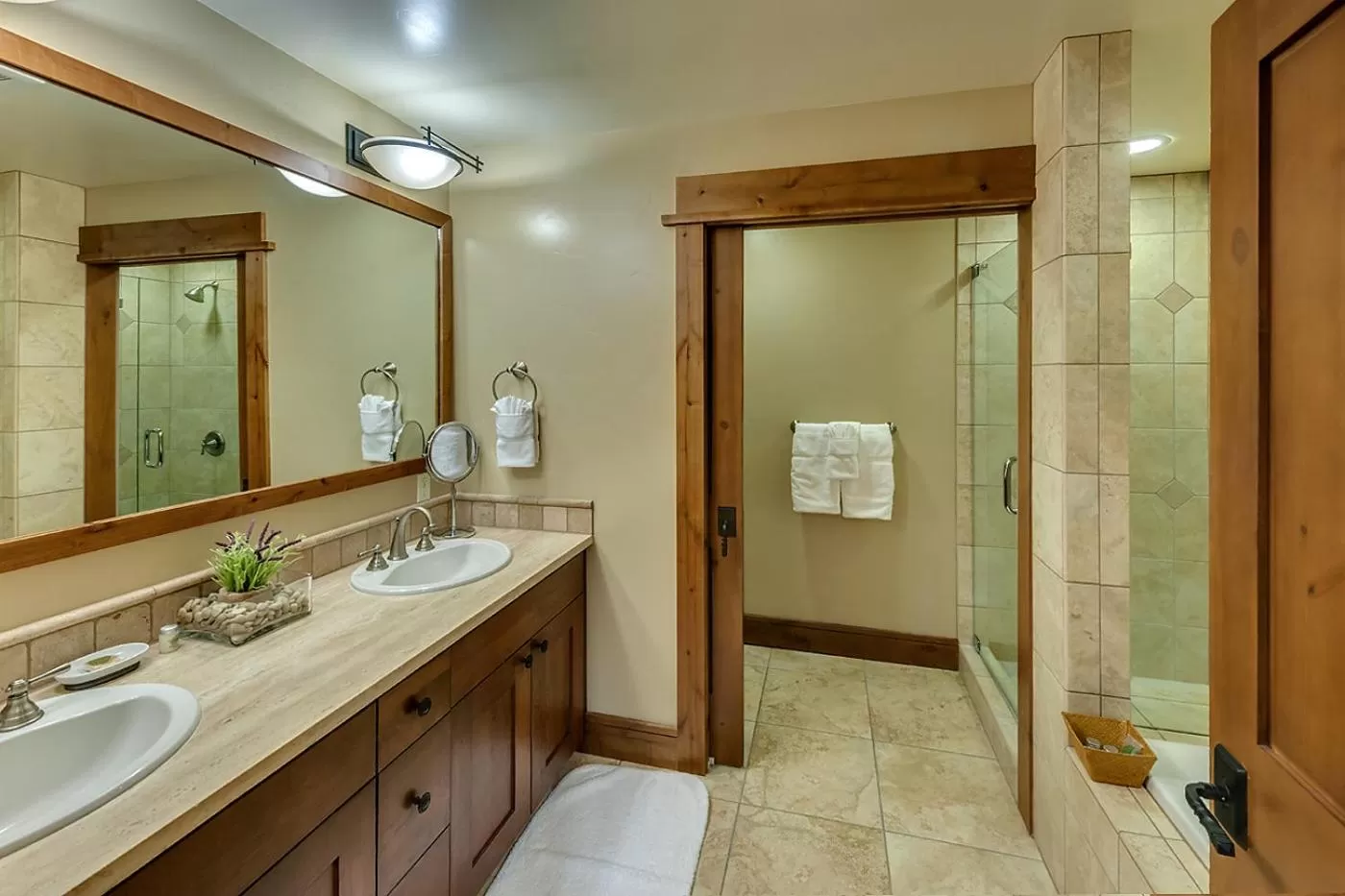 Bathroom in East West Hospitality at Tahoe