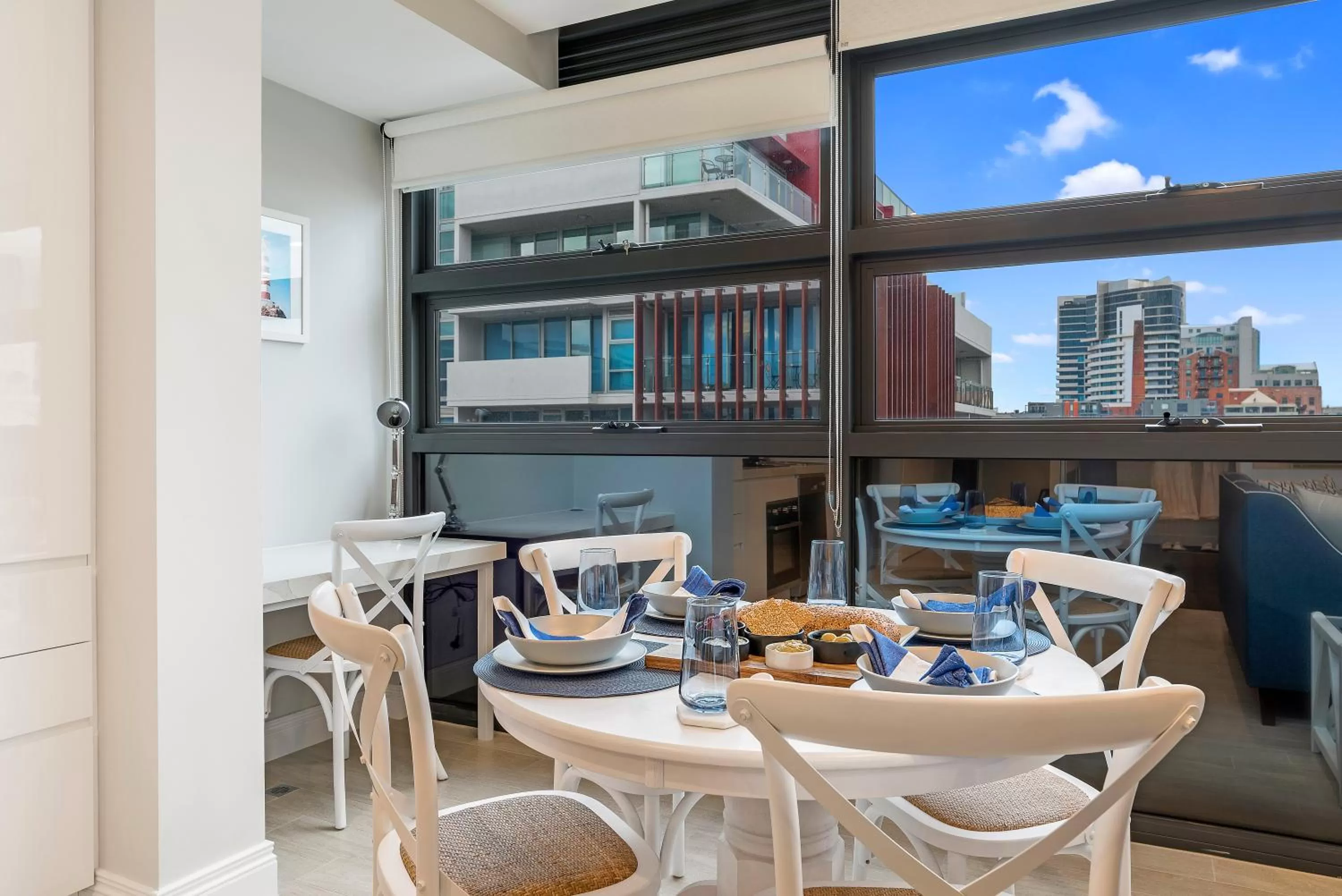 Dining area in The Hamptons Apartments - Port Melbourne