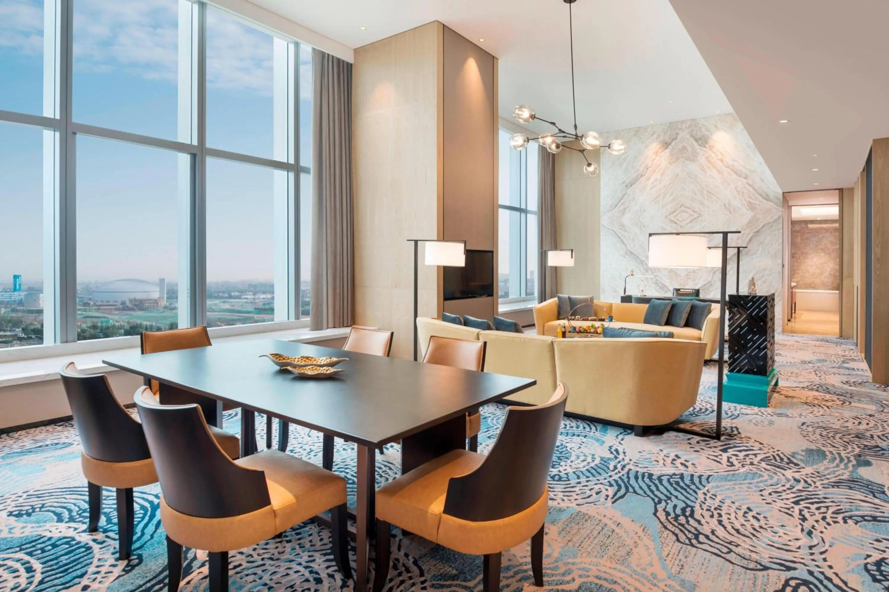 Living room in Le Meridien Xi'an Chanba