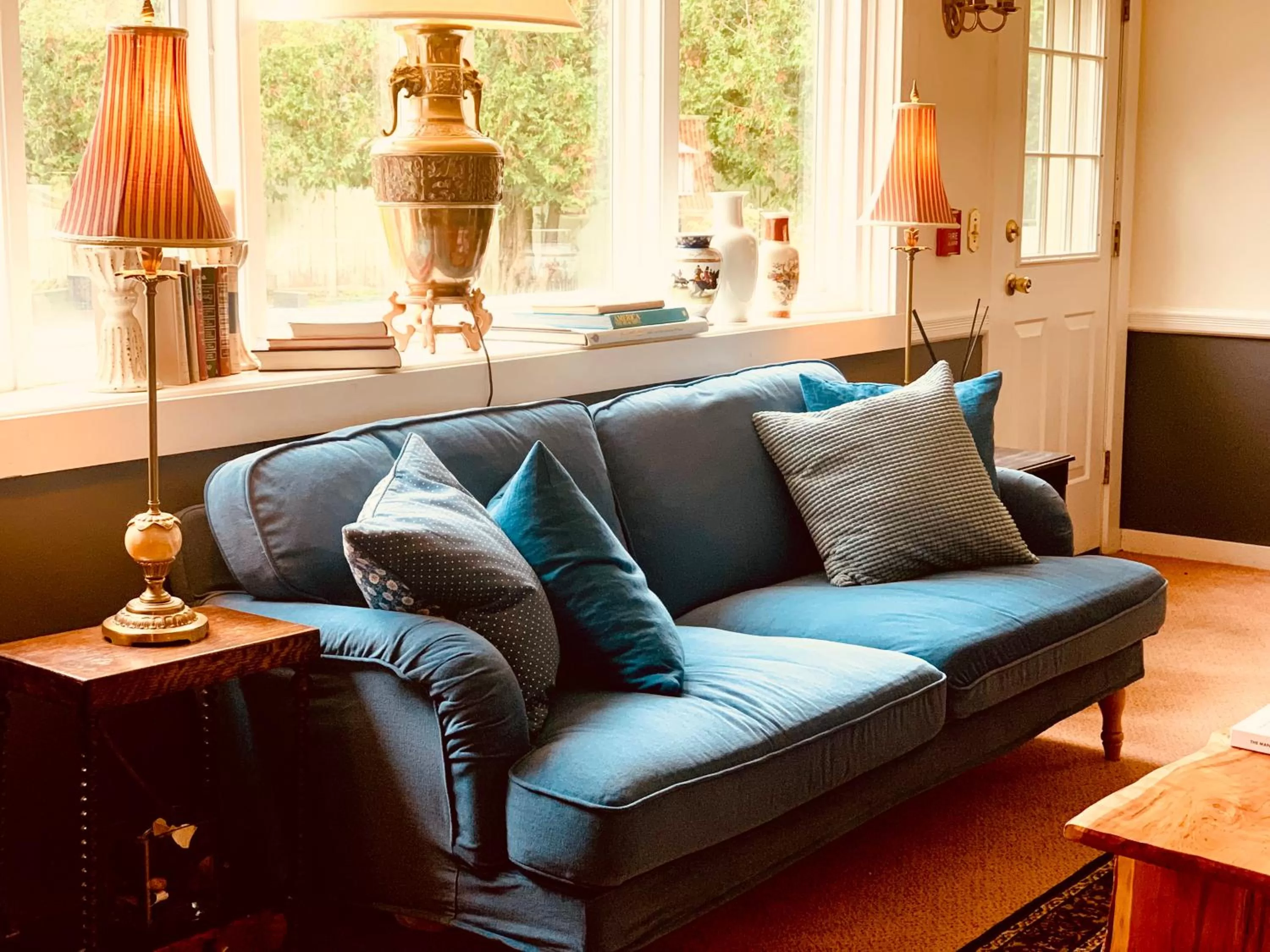 Living room in The Nutmeg Vermont