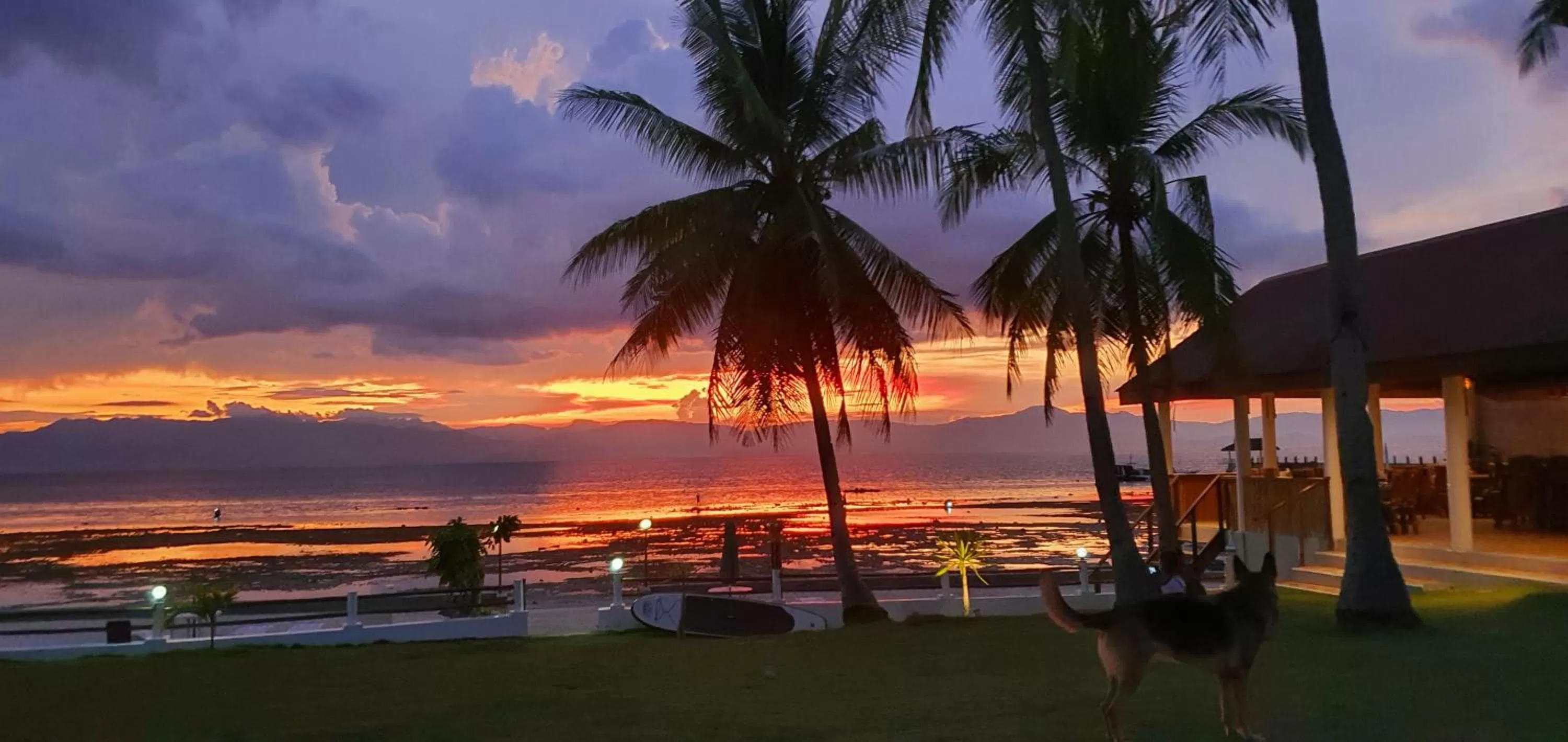 Sunset in Tauig Beach Resort