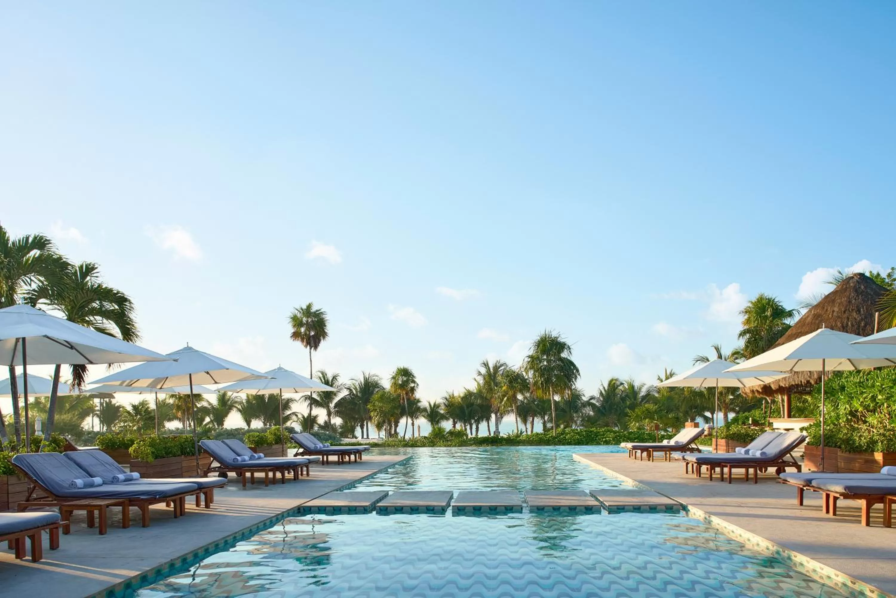 Swimming pool in Chablé Maroma