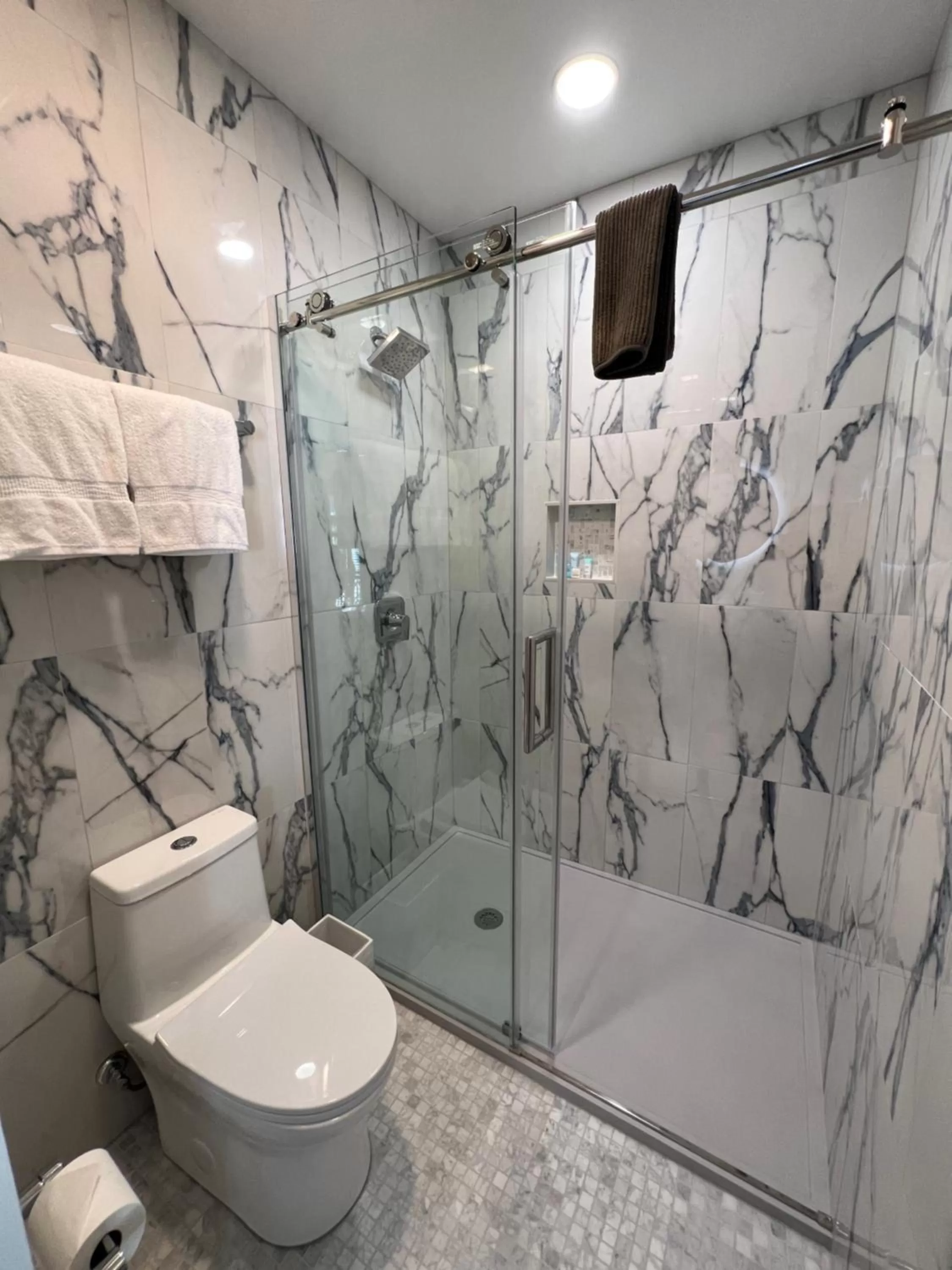 Shower in Elaine's Cape May Boutique Hotel