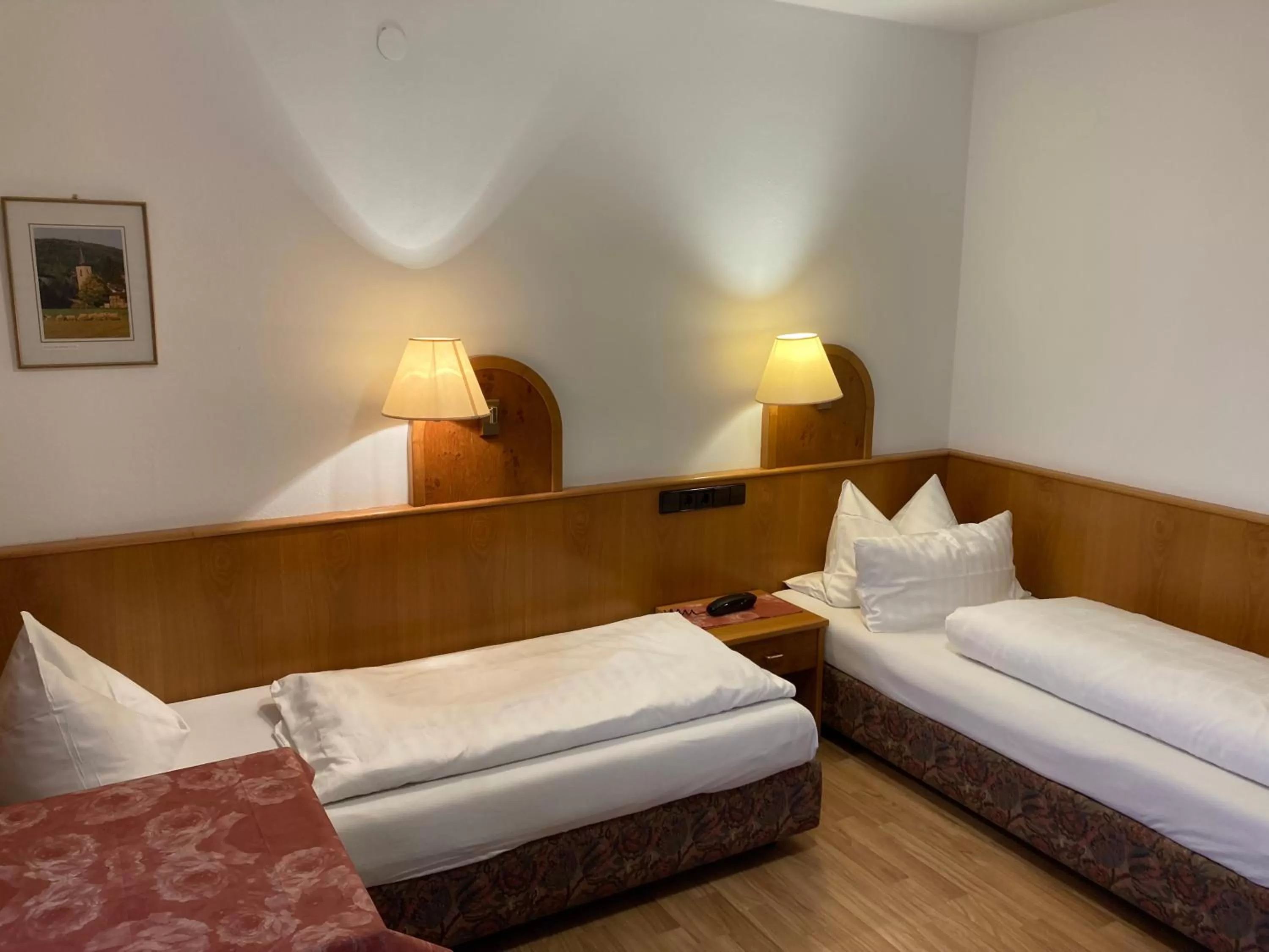 Bedroom, Bed in Hotel Adler mit Gasthaus