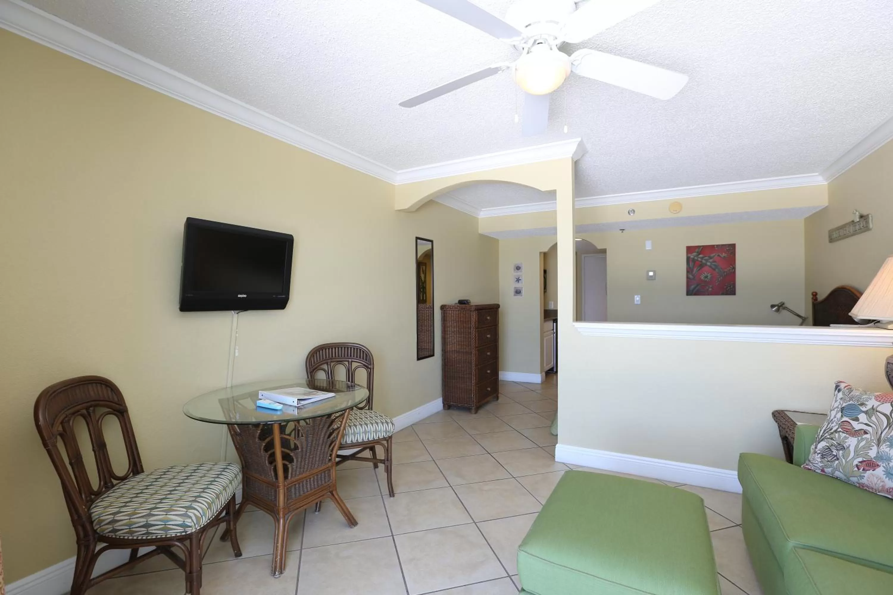 Living room in Barefoot Beach Club