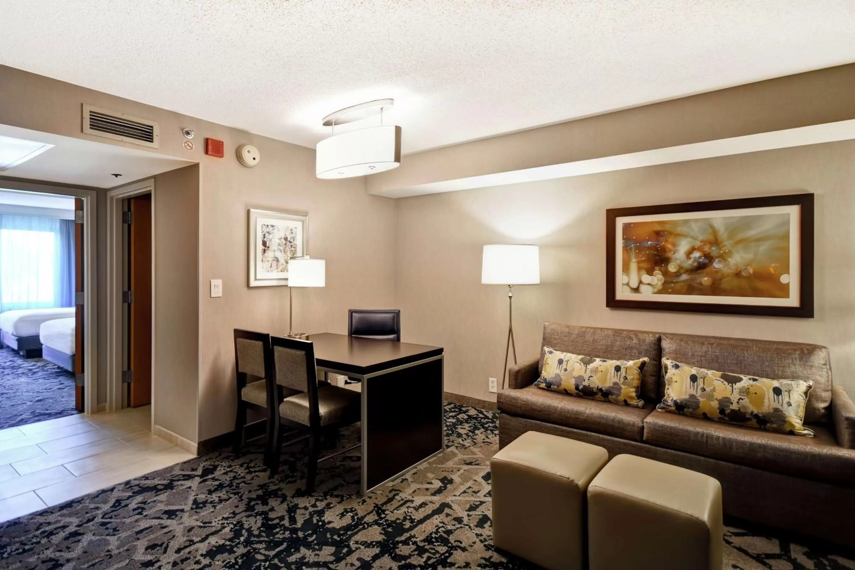 Living room in Embassy Suites by Hilton Raleigh Durham Research Triangle
