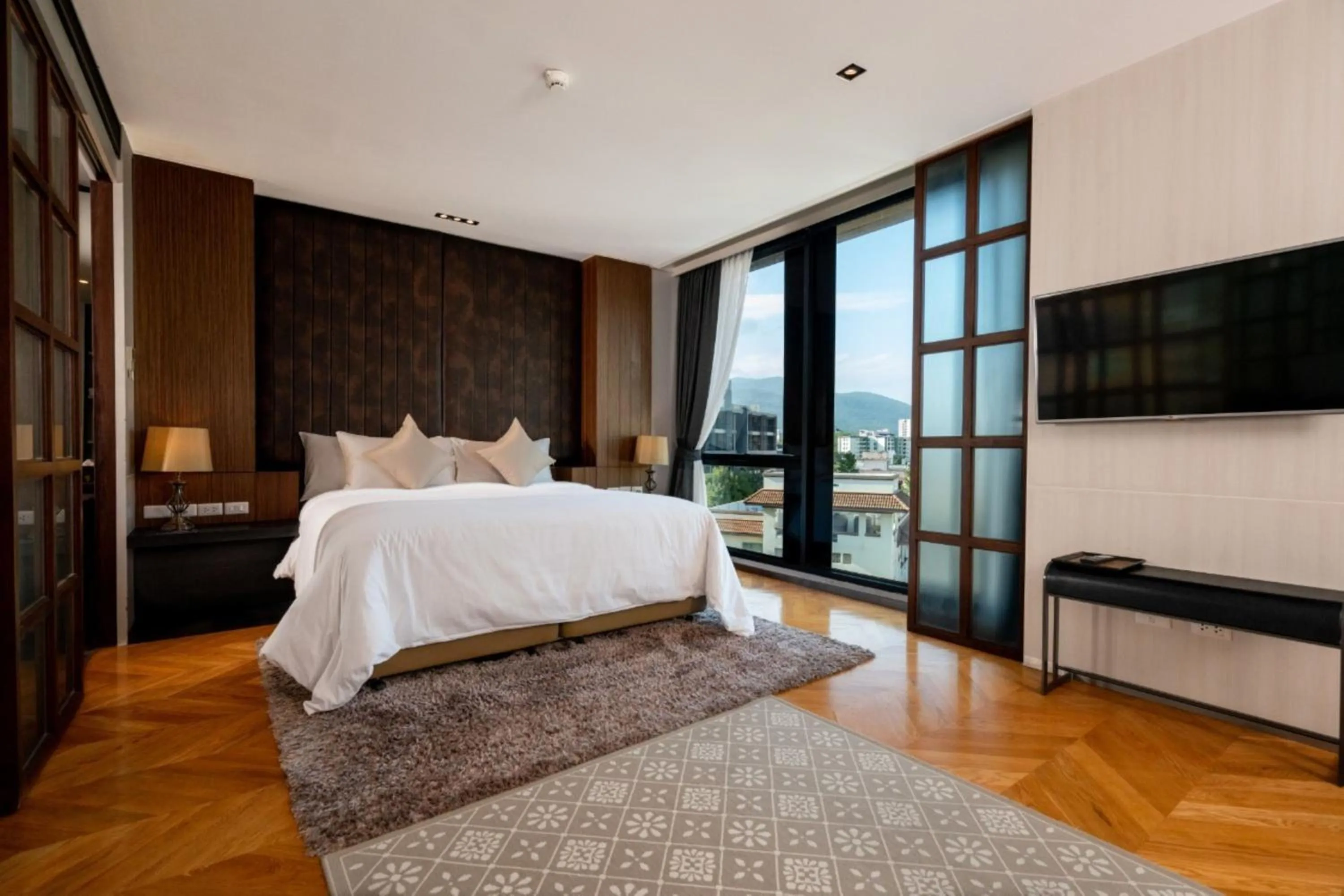 Bed in Sanae' Hotel Nimman