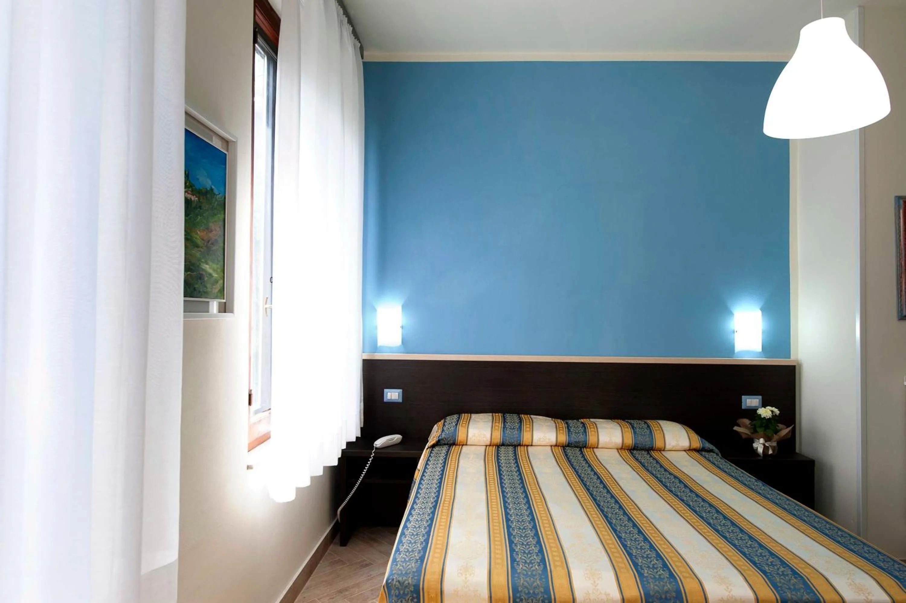 Bed in Hotel Moderno