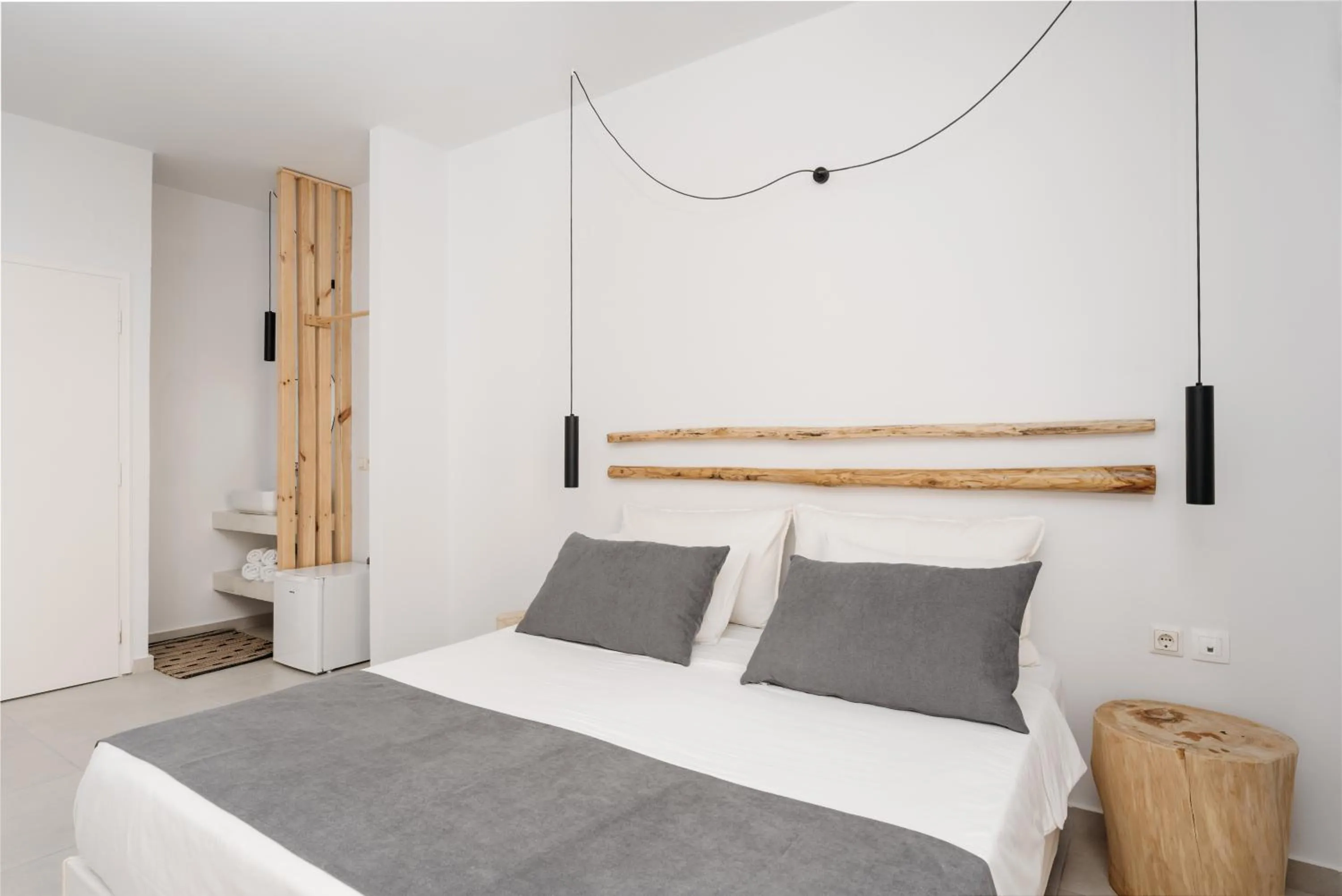 Bed in Petradi Beach Lounge Hotel