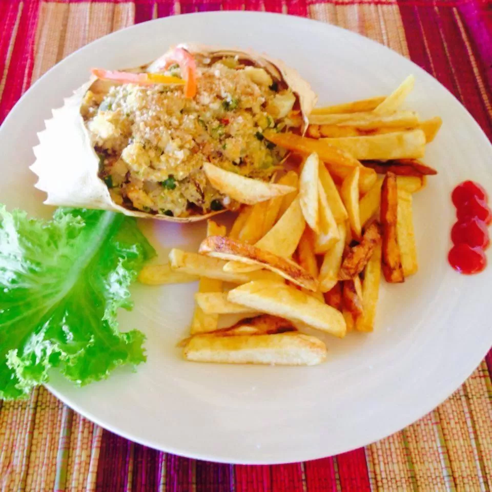 Food close-up in Le Trou Normand