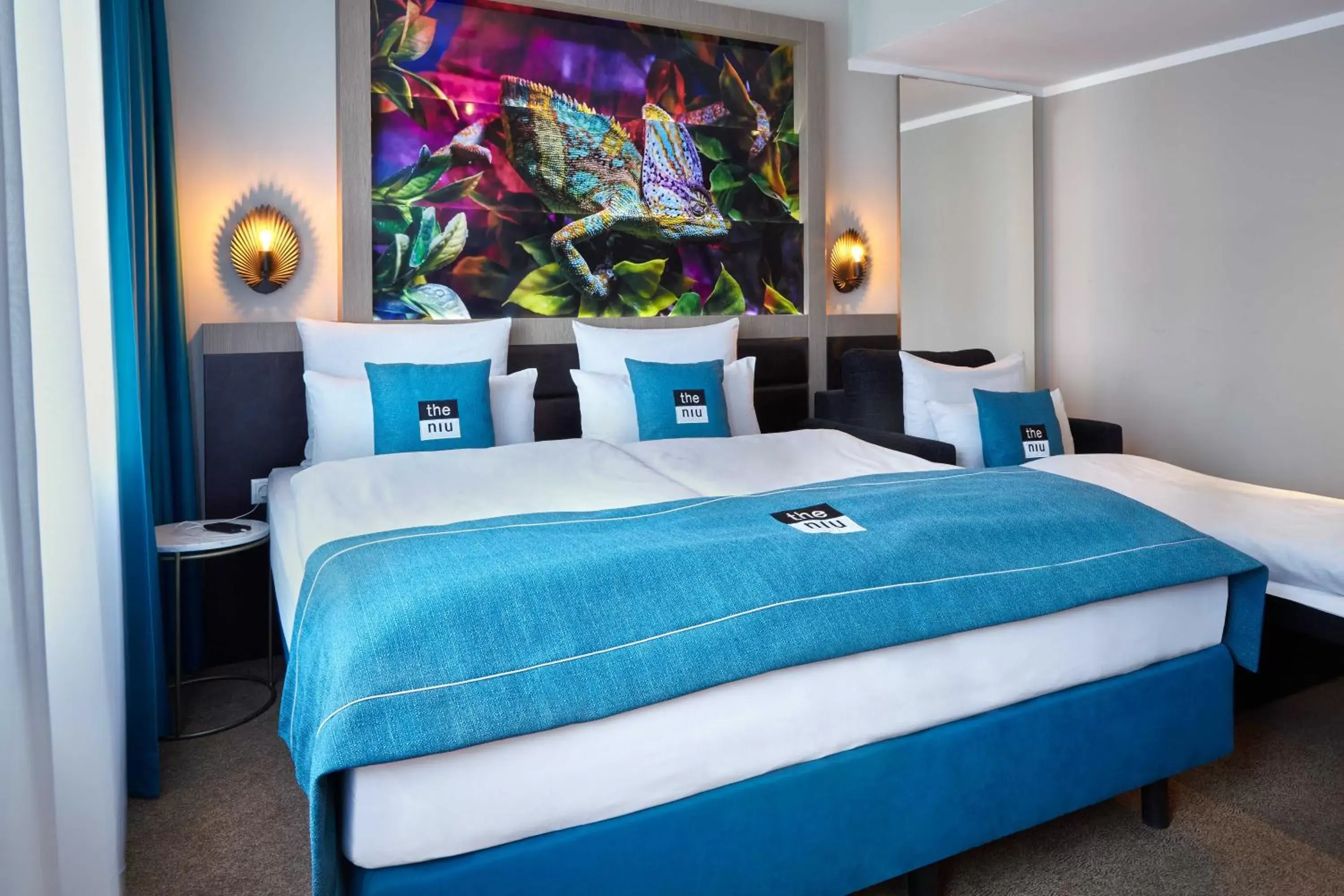 Double Room with Sofa Bed (3 Adults) in Holiday Inn - the niu, Fusion Hamburg St. Georg by IHG Double Room with Sofa Bed (3 Adults) in Holiday Inn - the niu, Fusion Hamburg St. Georg by IHG