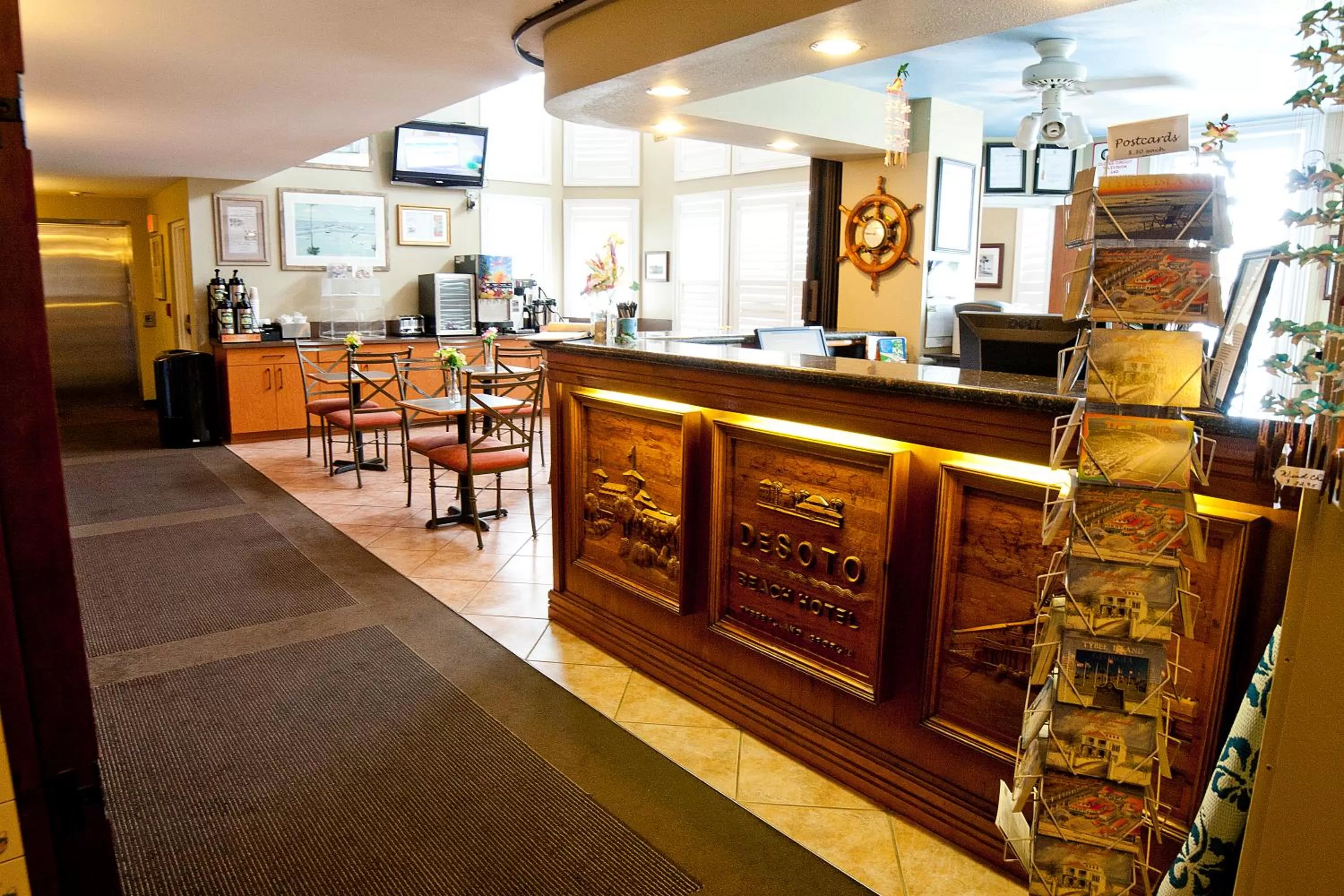 Lobby or reception in DeSoto Beach Hotel
