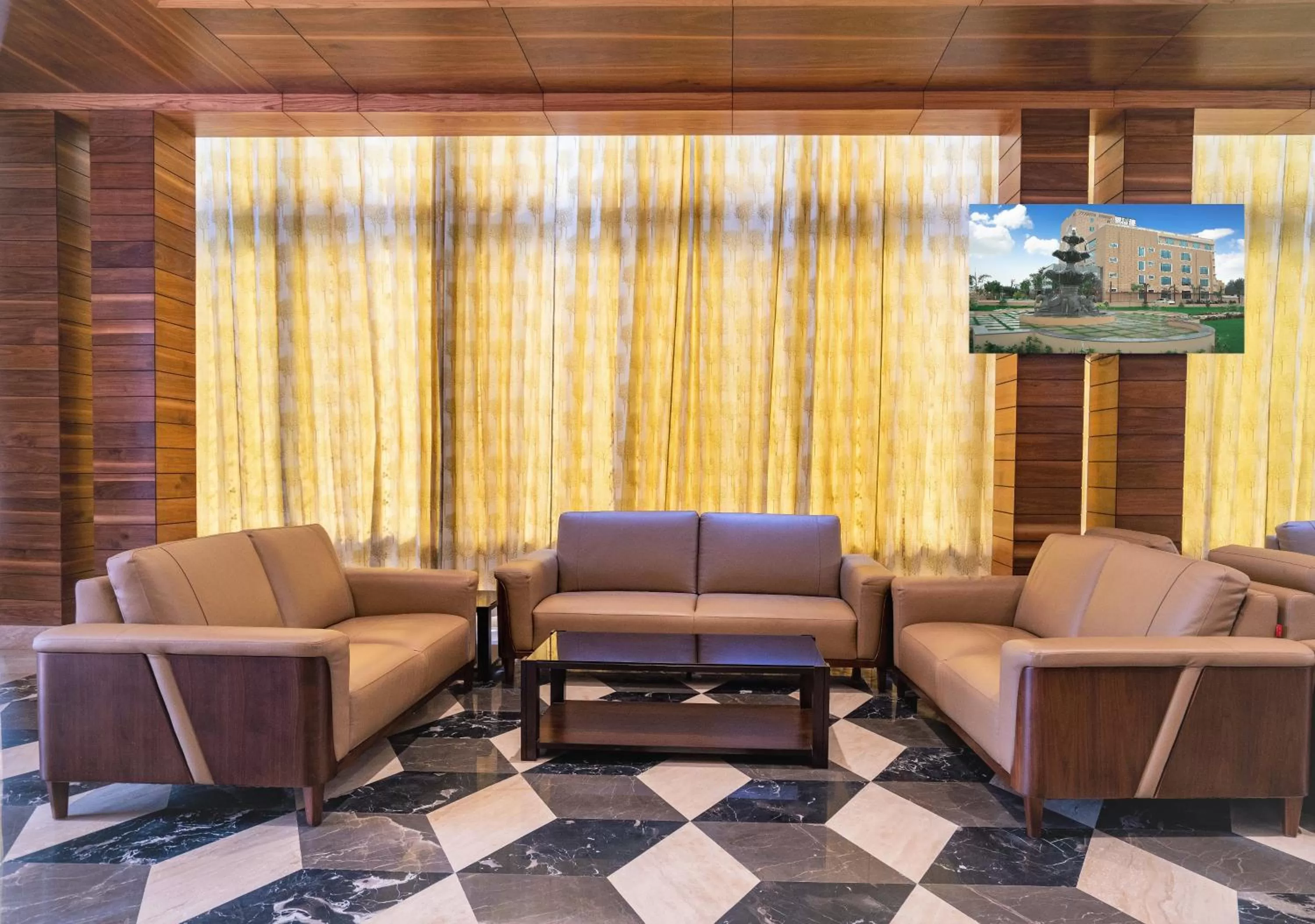 Seating area in Hotel Hills