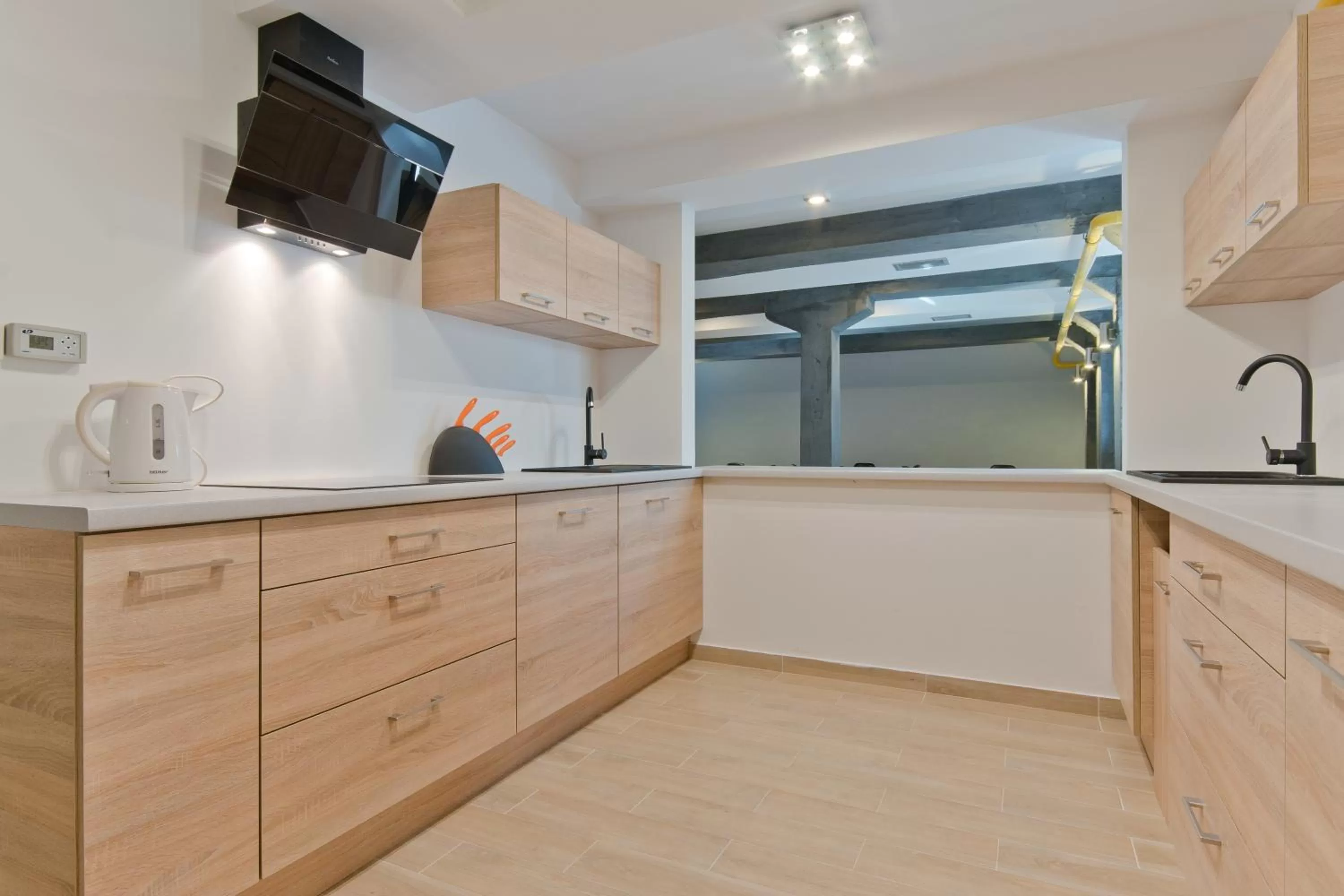 Communal kitchen in B&B Molo