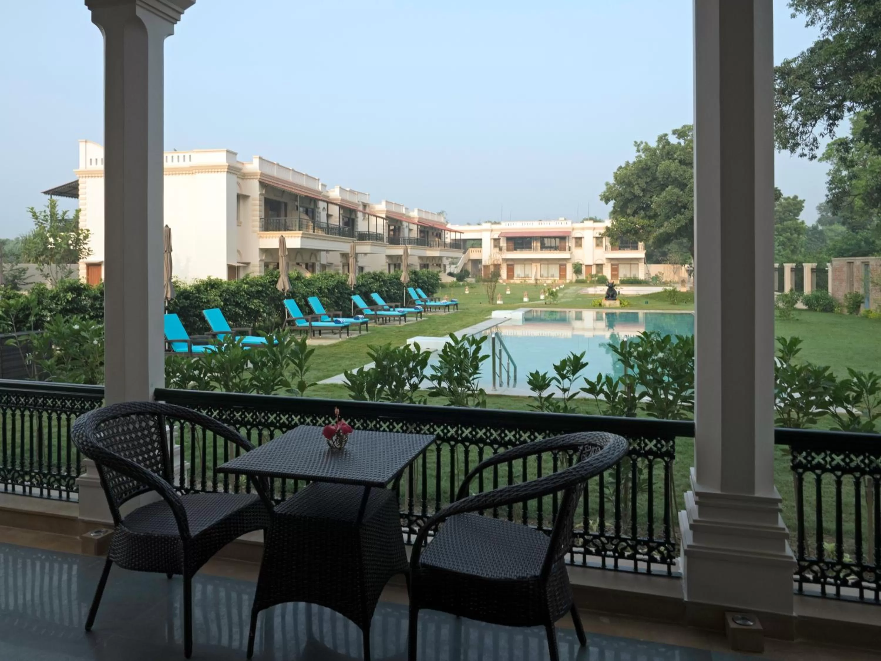 Balcony/Terrace in Tree of Life Resort & Spa Varanasi