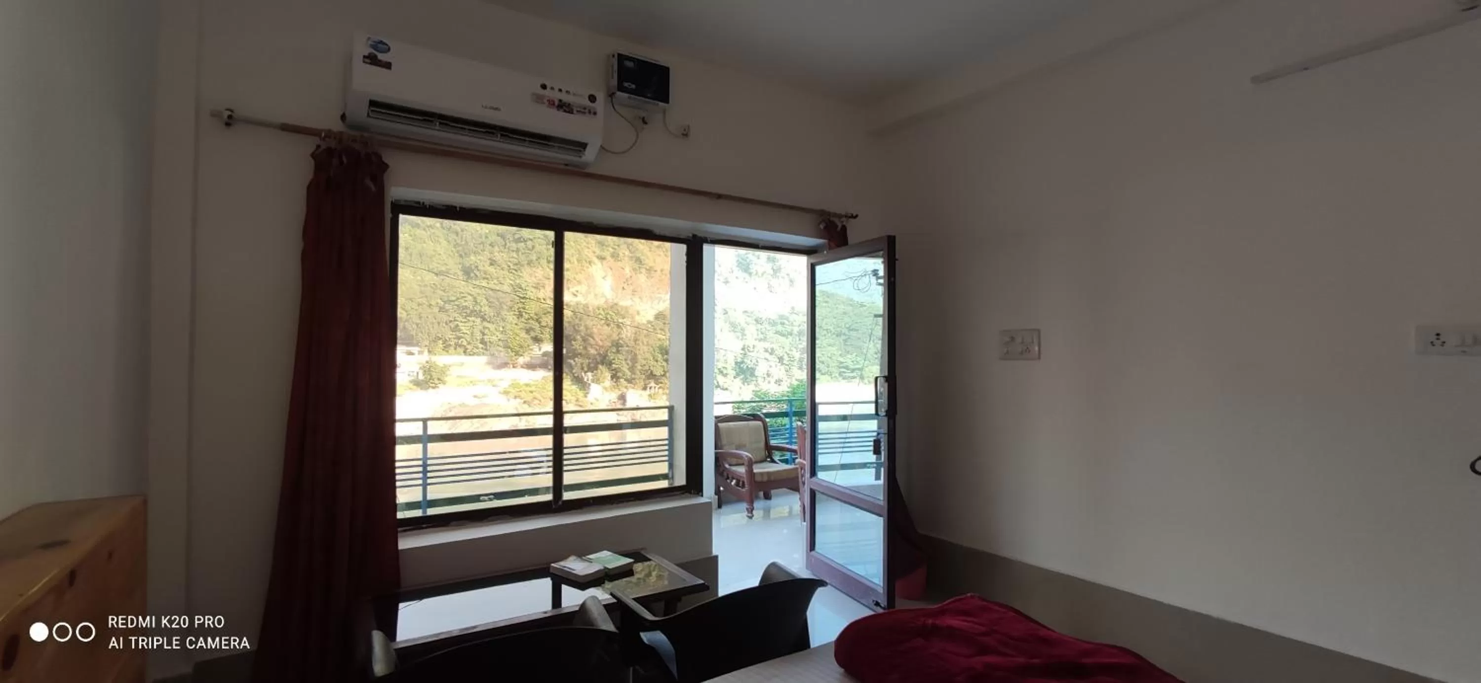 Balcony/Terrace, View in H7 Stay On The Ganges, Yoga & Spa Resort, Rishikesh