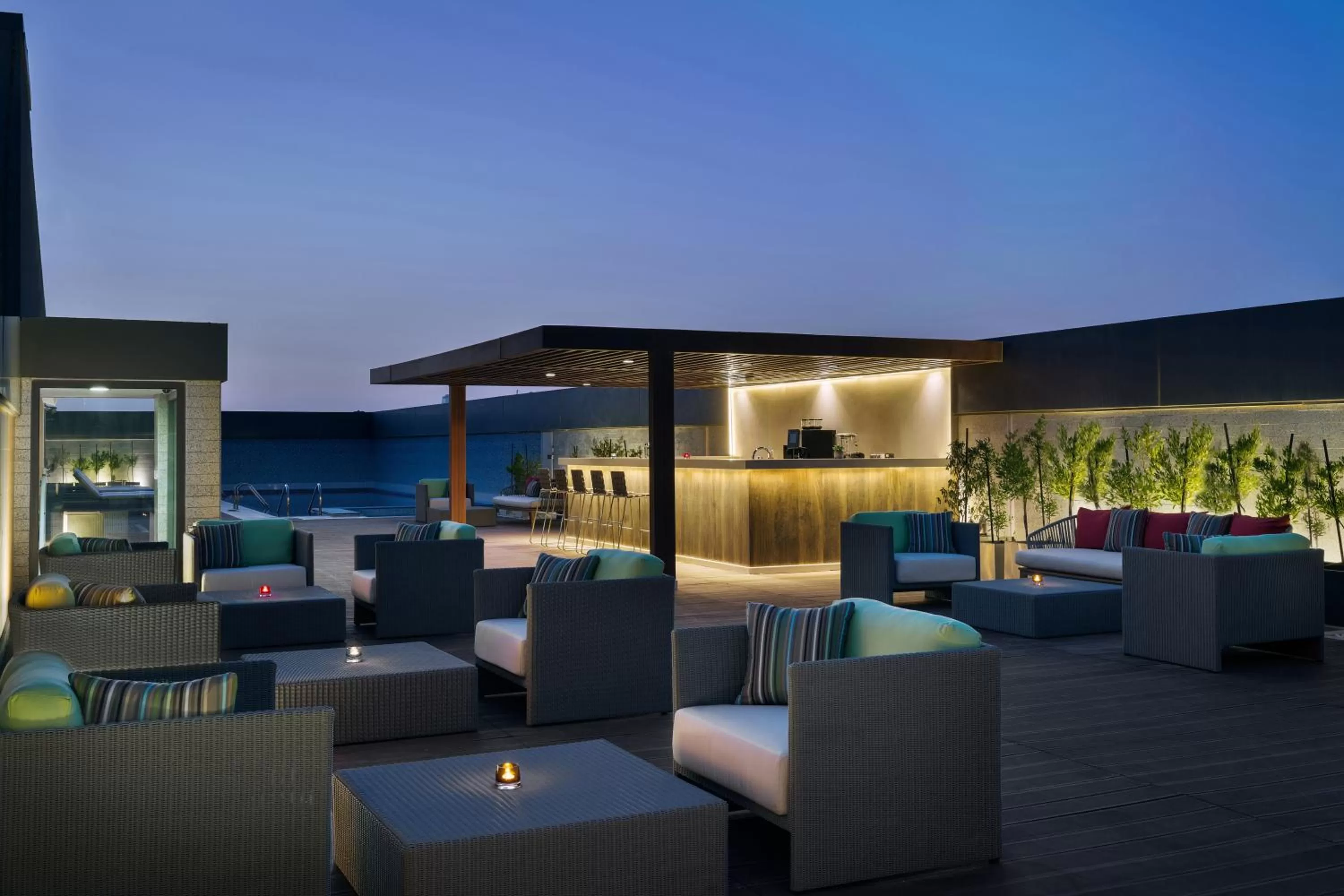 Lounge or bar in Hyatt Place Riyadh Sulaimania