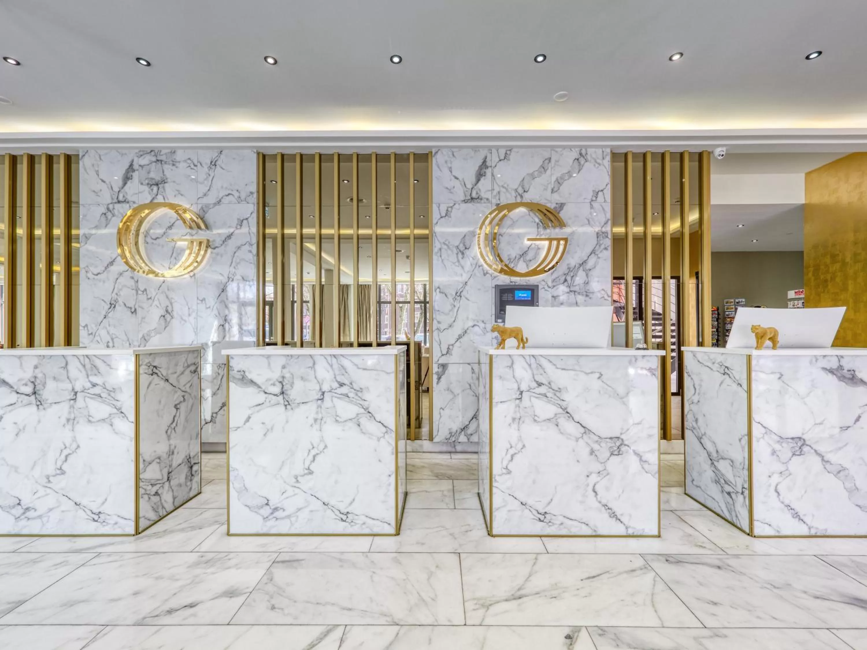 Lobby or reception in Triple G Hotels