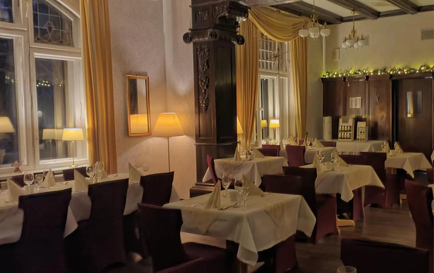 Restaurant/places to eat in Hotel Schlossvilla Derenburg