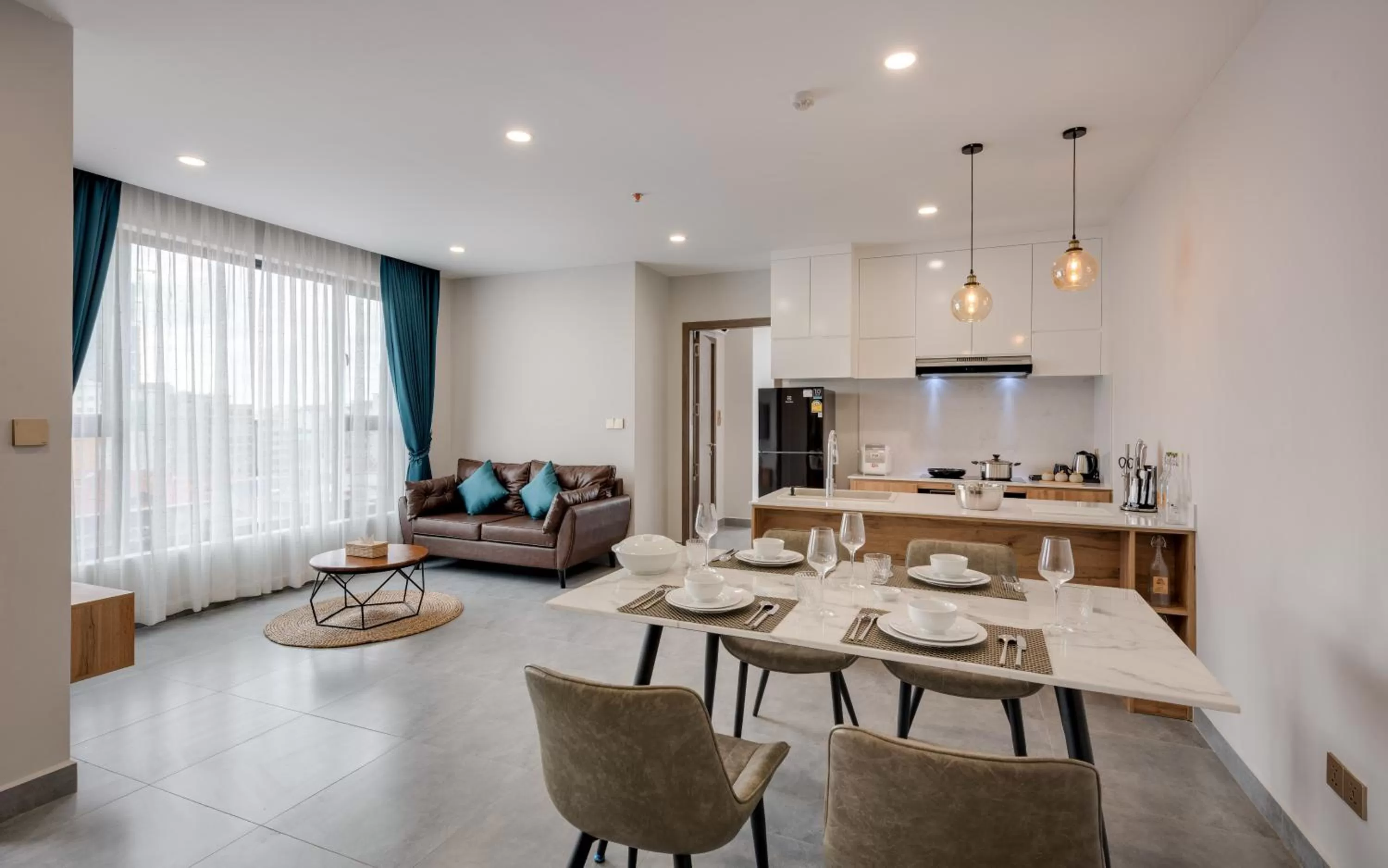Living room in AMATA Residence
