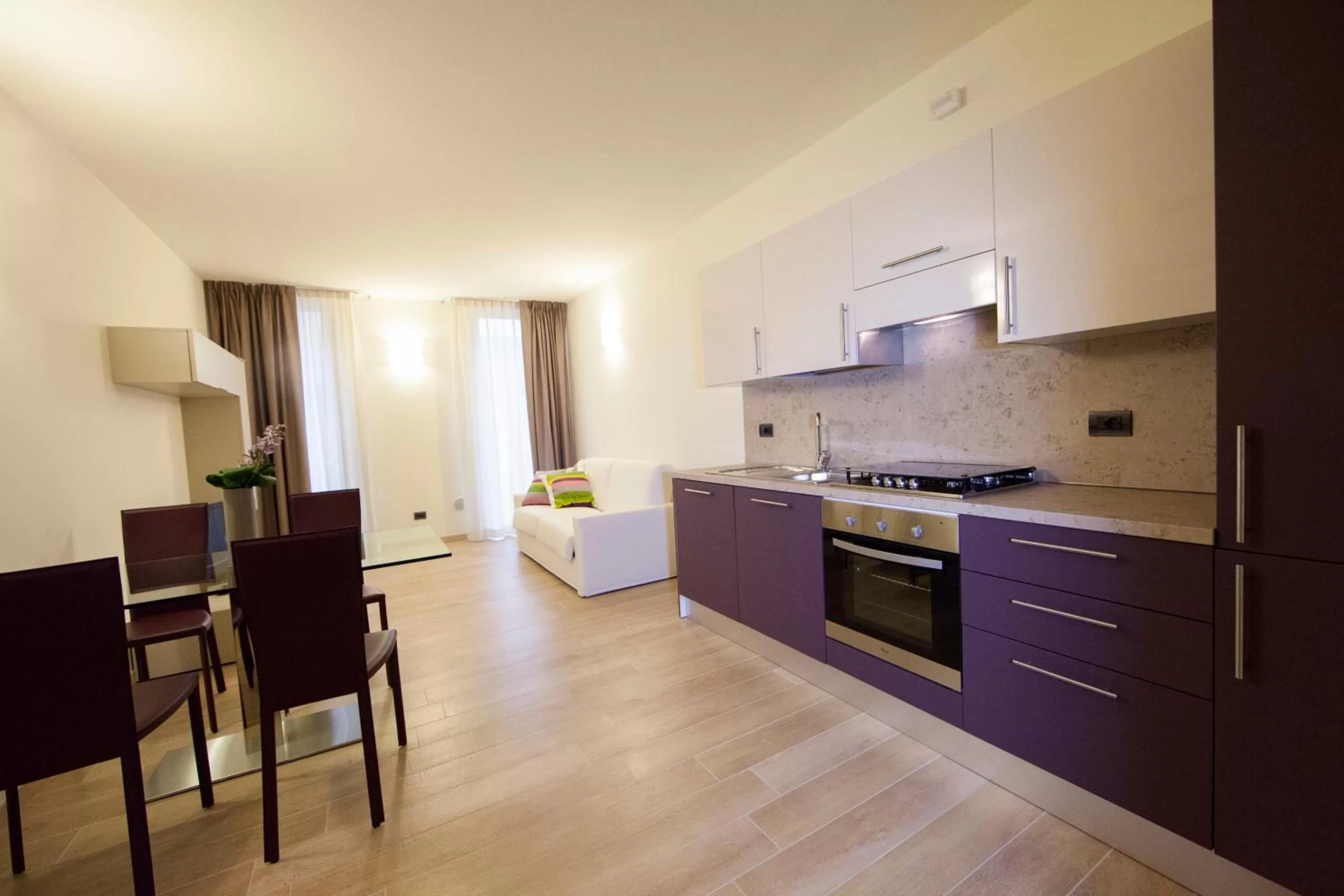 Kitchen or kitchenette in Residenza Agnello D'Oro